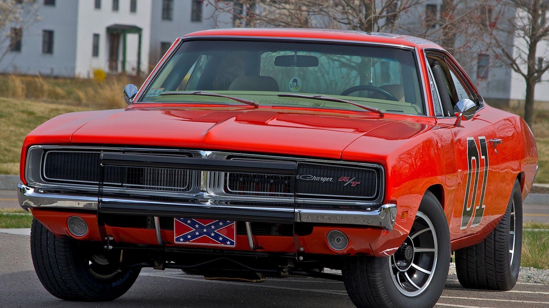 General Lee Car: One of Dodge’s more popular, sporty models – the Charger, The ’69 model, The second generation Charger. 1920x1080 Full HD Wallpaper.