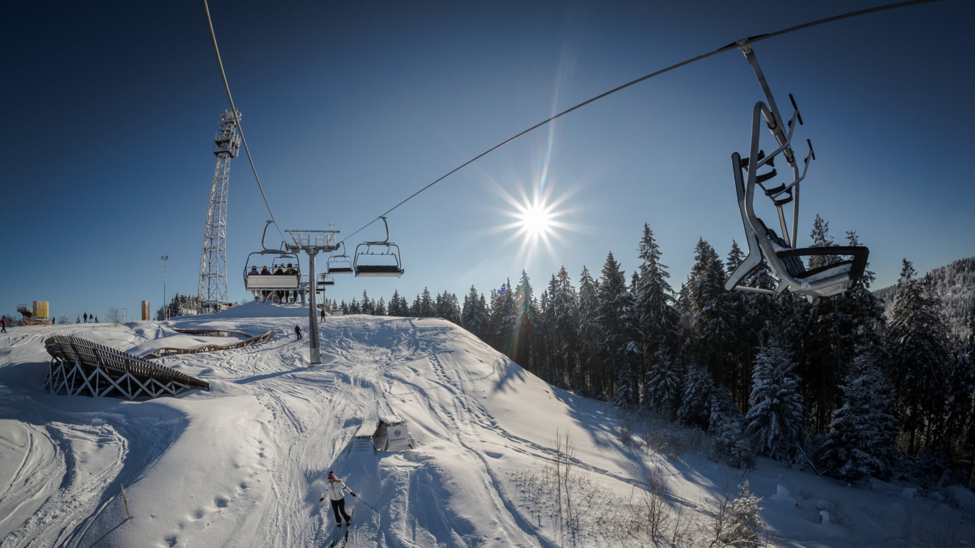Skiing area Kappe, Skiliftkarussell Winterberg, Ski rental, Winter sports, 1920x1080 Full HD Desktop