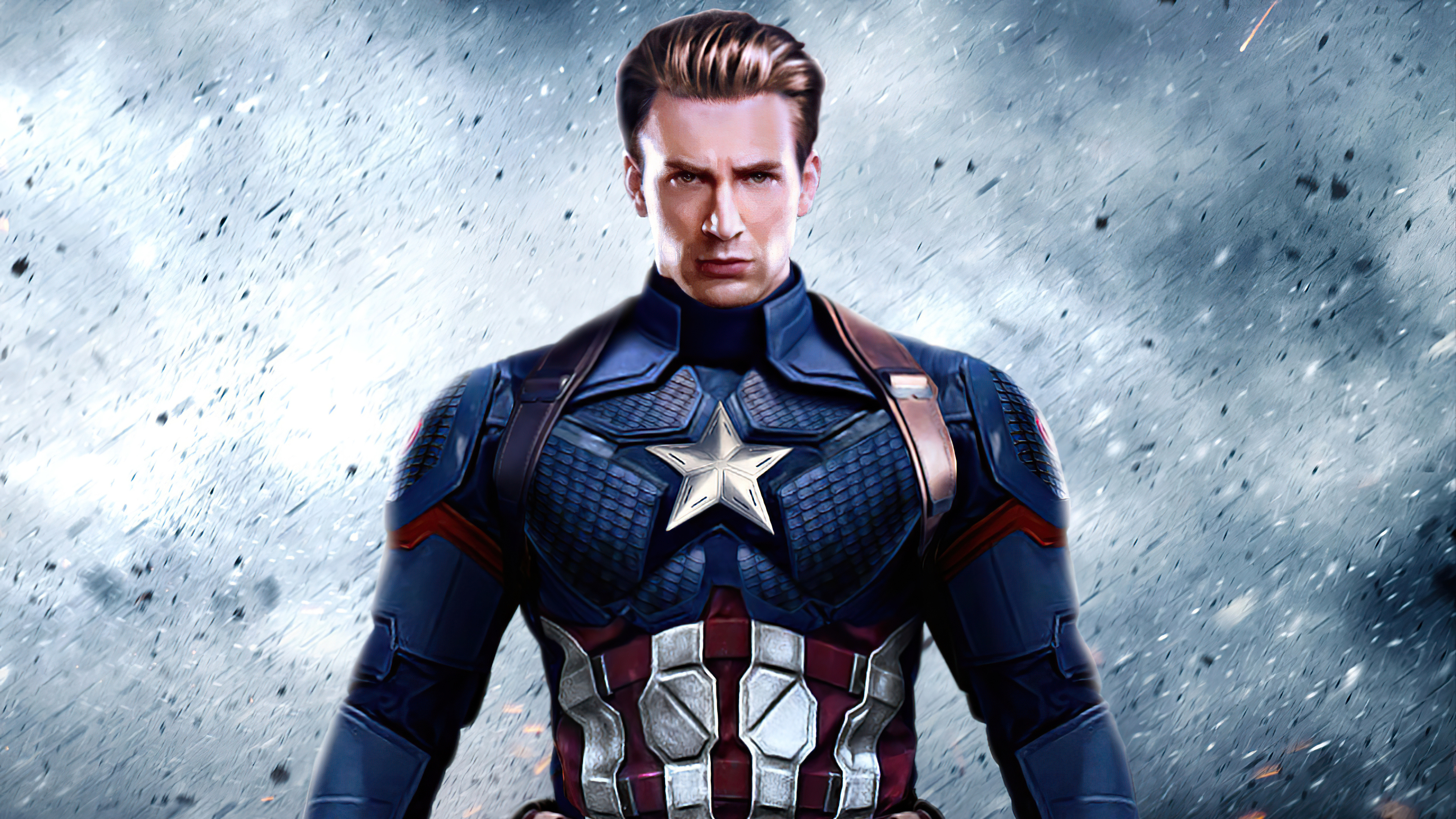 Captain America: Avengers, Chris Evans as Steve Rogers, Superheroes. 3840x2160 4K Wallpaper.