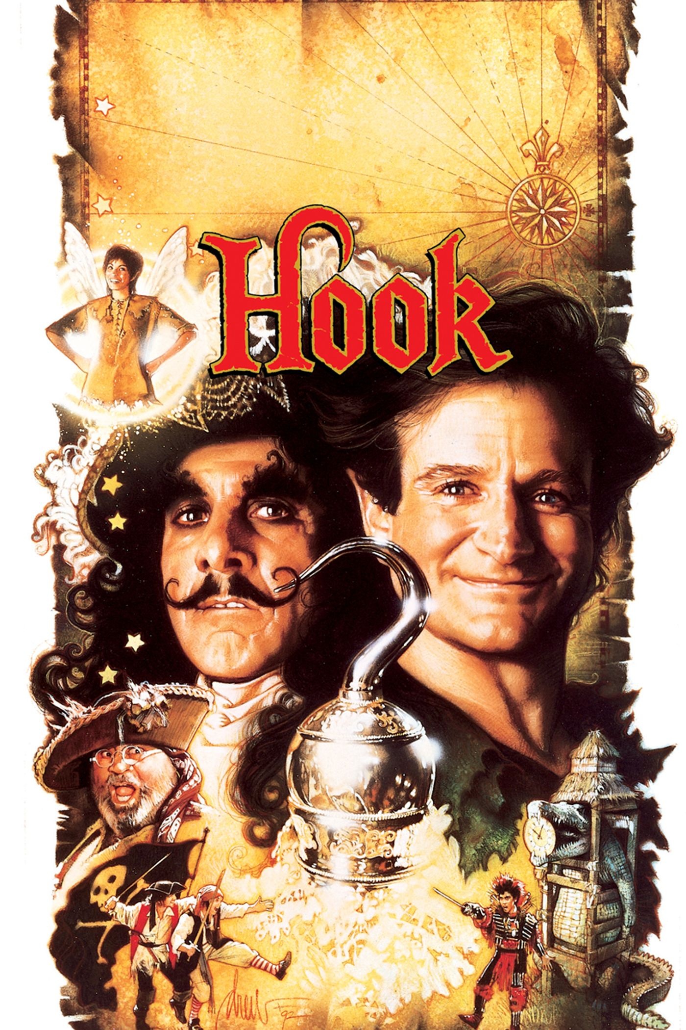 Hook, Neverland adventure, Peter Pan's legacy, Robin Williams, 1400x2100 HD Handy