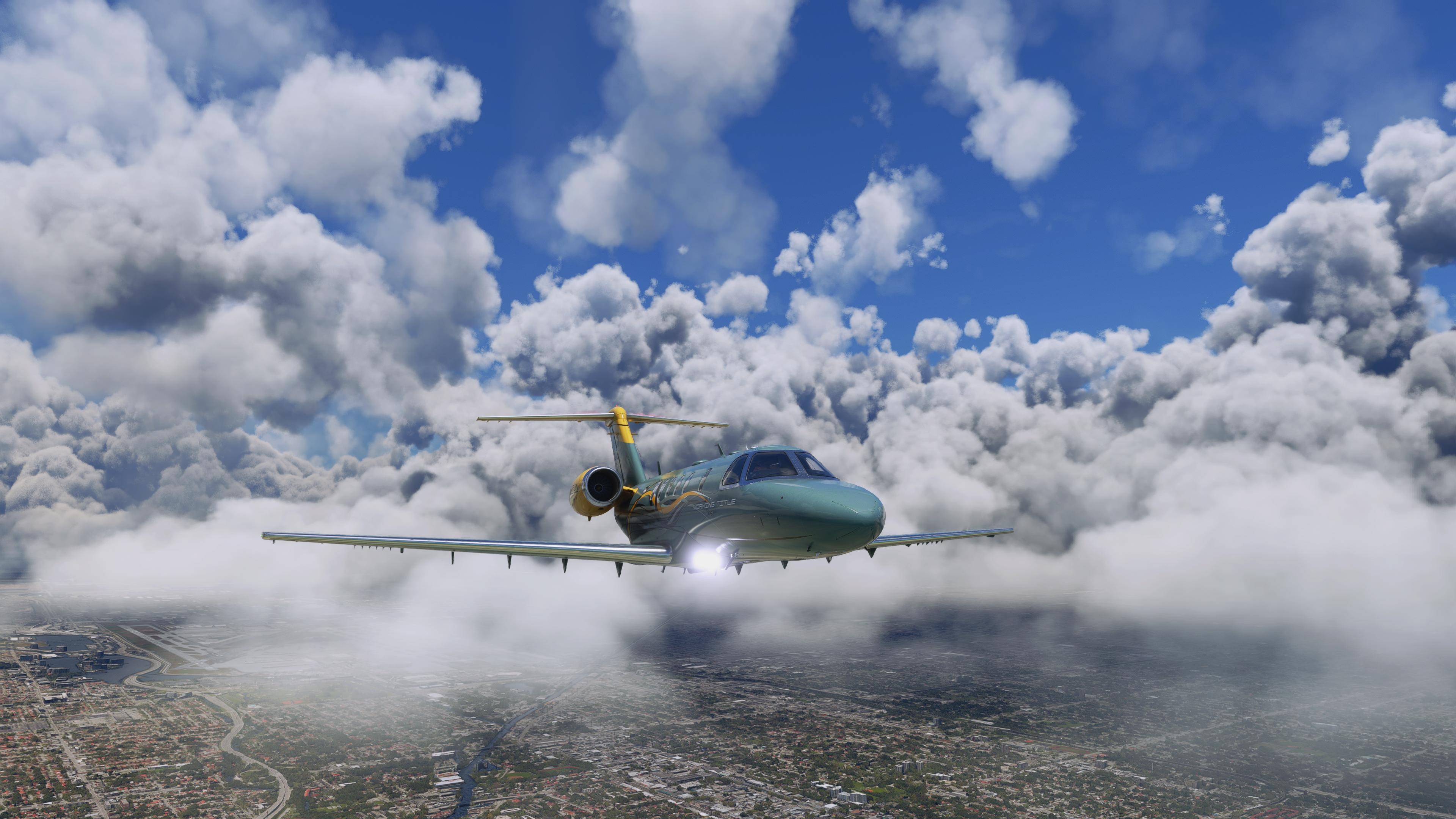 MSFS SU10 beta clouds - KEYW-KMCO Cessna Citation CJ4 - The AVSIM Screen Shots Forum - The AVSIM Community 3840x2160