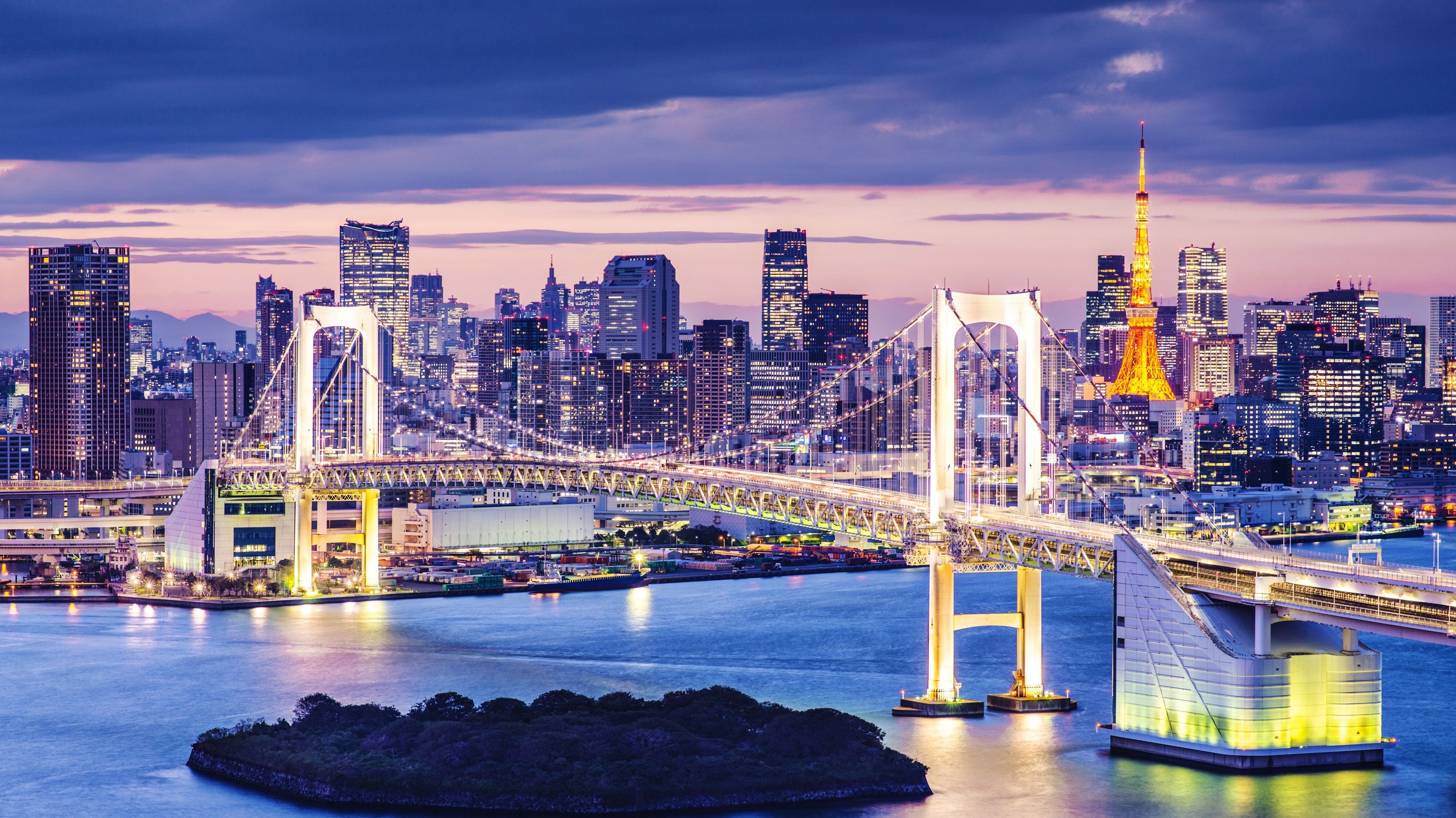 Tokyo Skyline, Vibrant cityscape, Japanese travel, Tokyo vacation, 3840x2160 4K Desktop