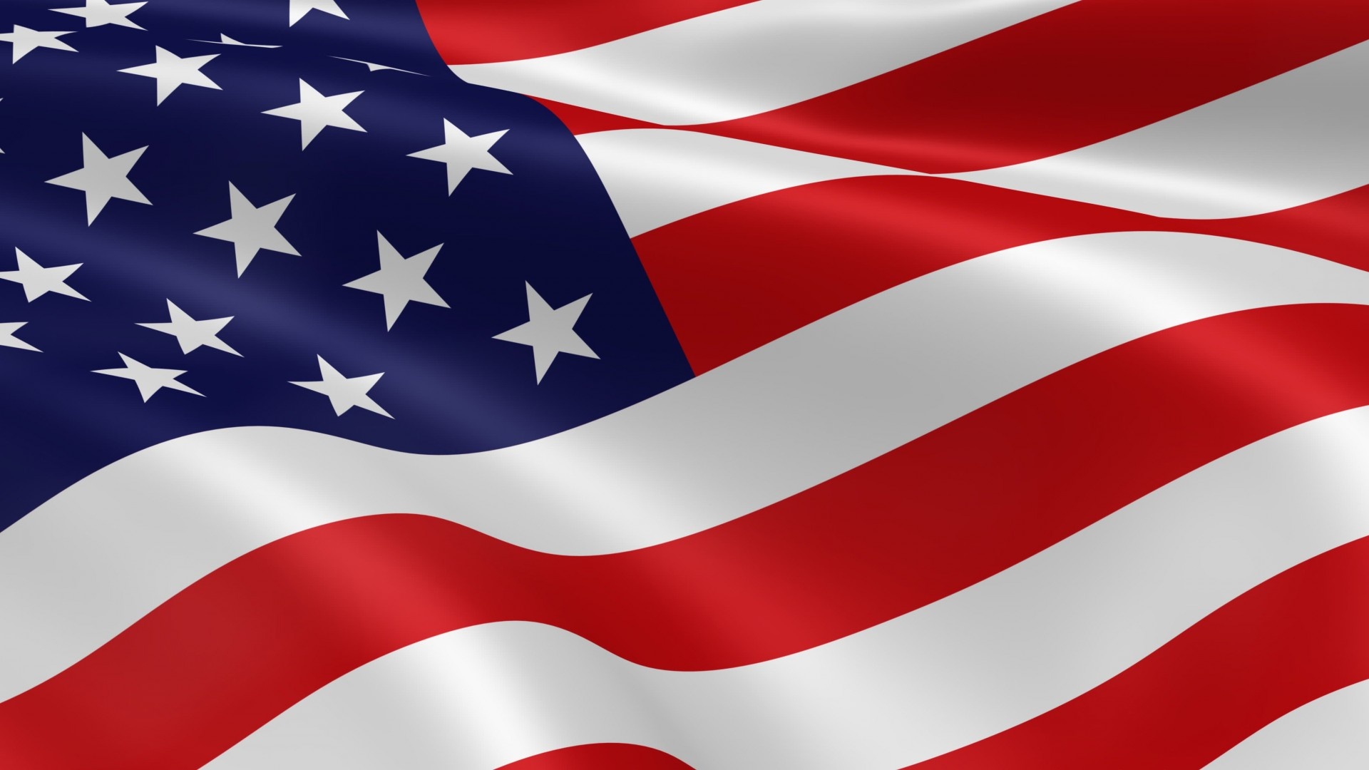 Flag: USA, A piece of cloth that represents a country. 1920x1080 Full HD Wallpaper.