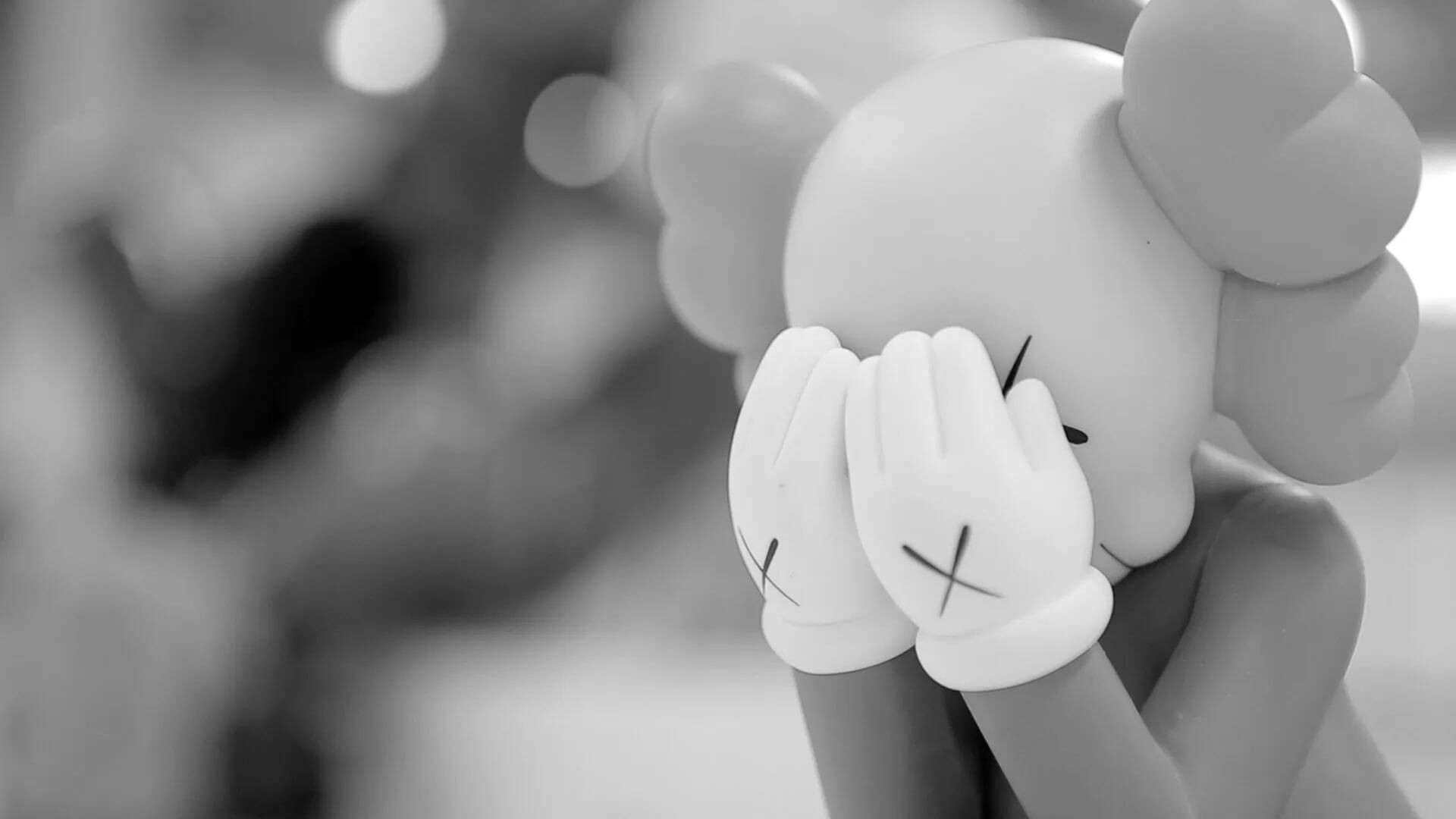 KAWS: Known for his murals and large-scale public art installations around the world. 1920x1080 Full HD Background.