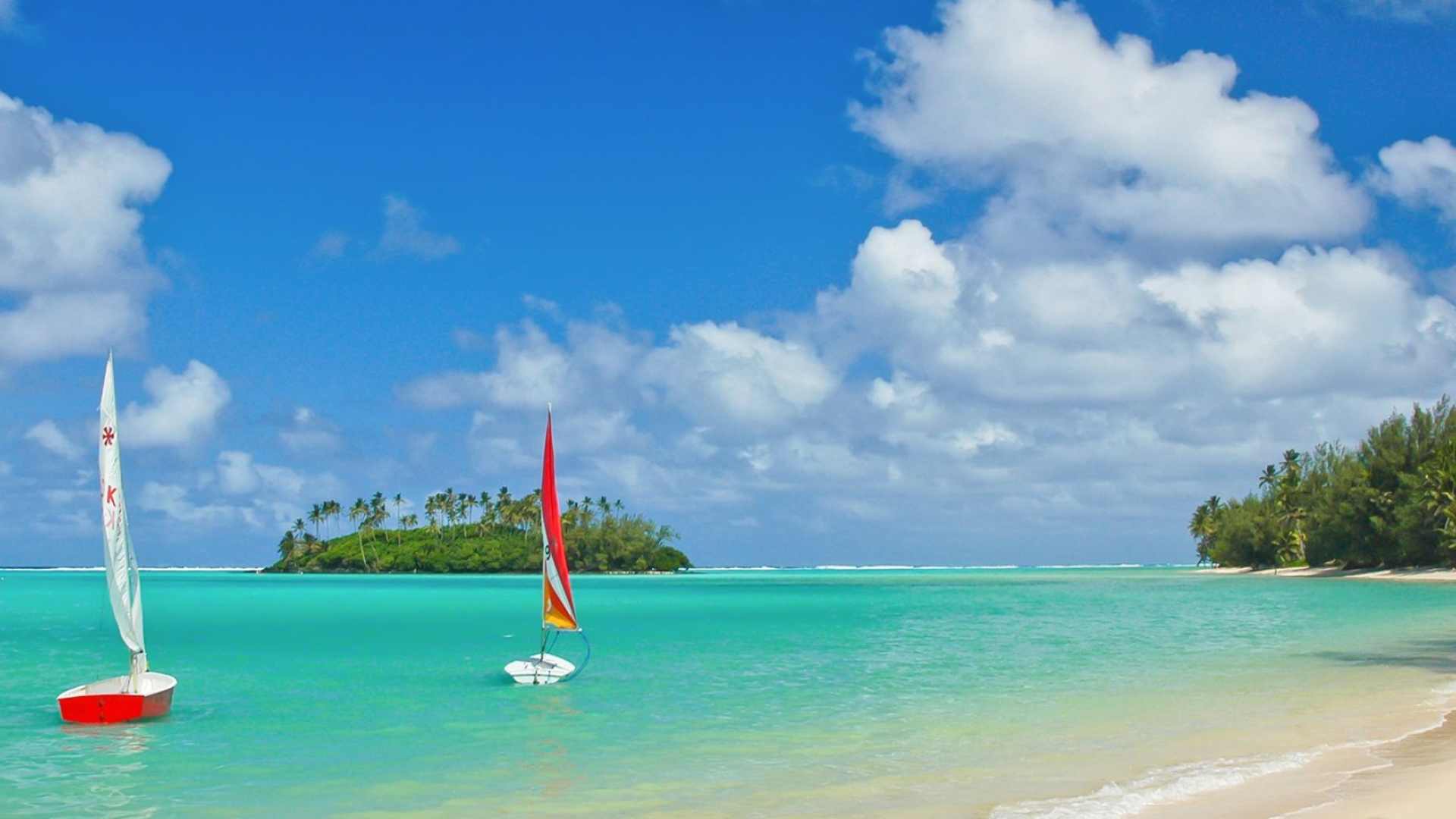 Avarua, Cook Islands, Tropical paradise, Island landscapes, 1920x1080 Full HD Desktop