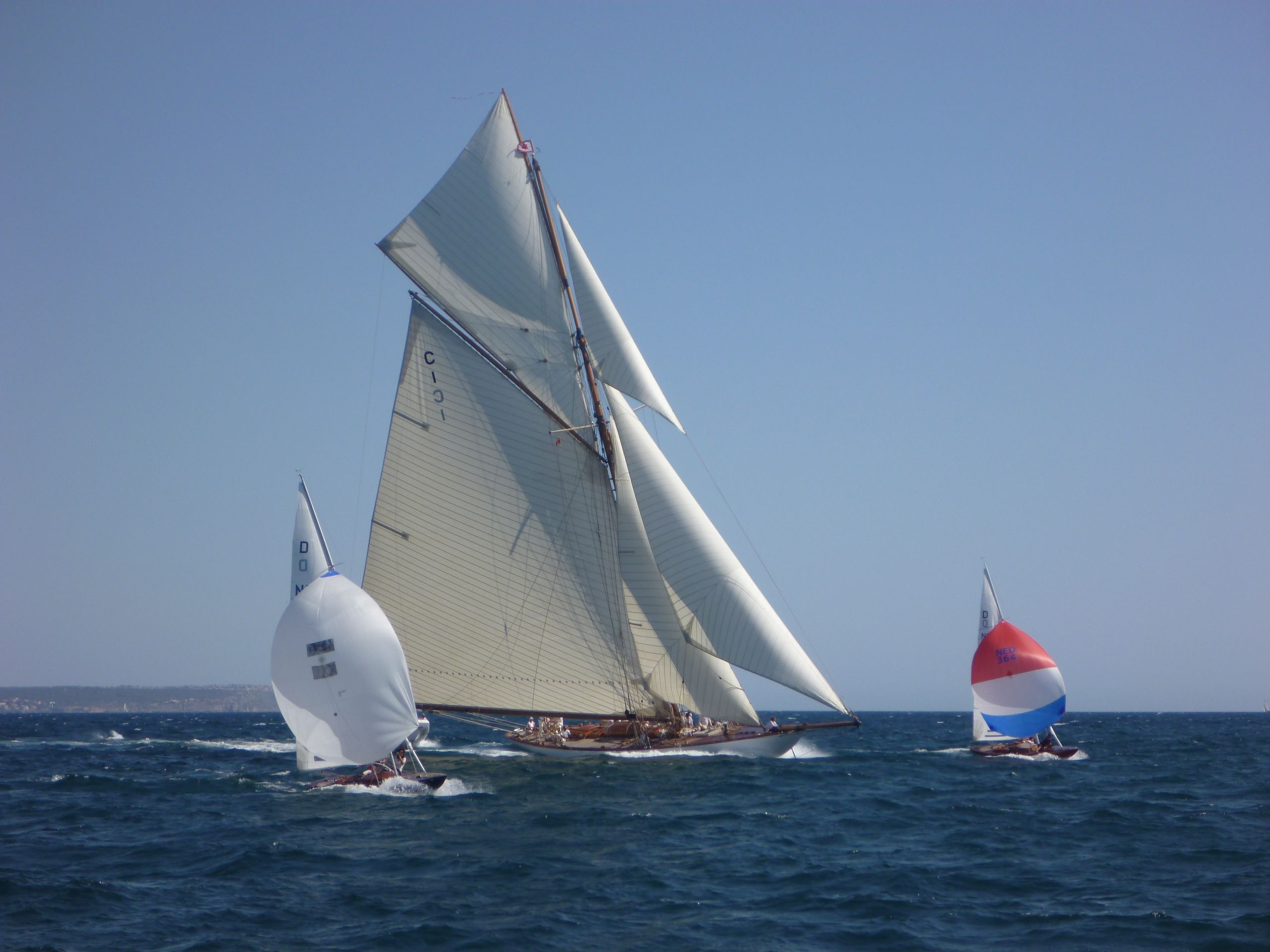 Yacht Racing: Balearic Regatta, A sport reserved for large sailboats, Windsports. 2560x1920 HD Wallpaper.