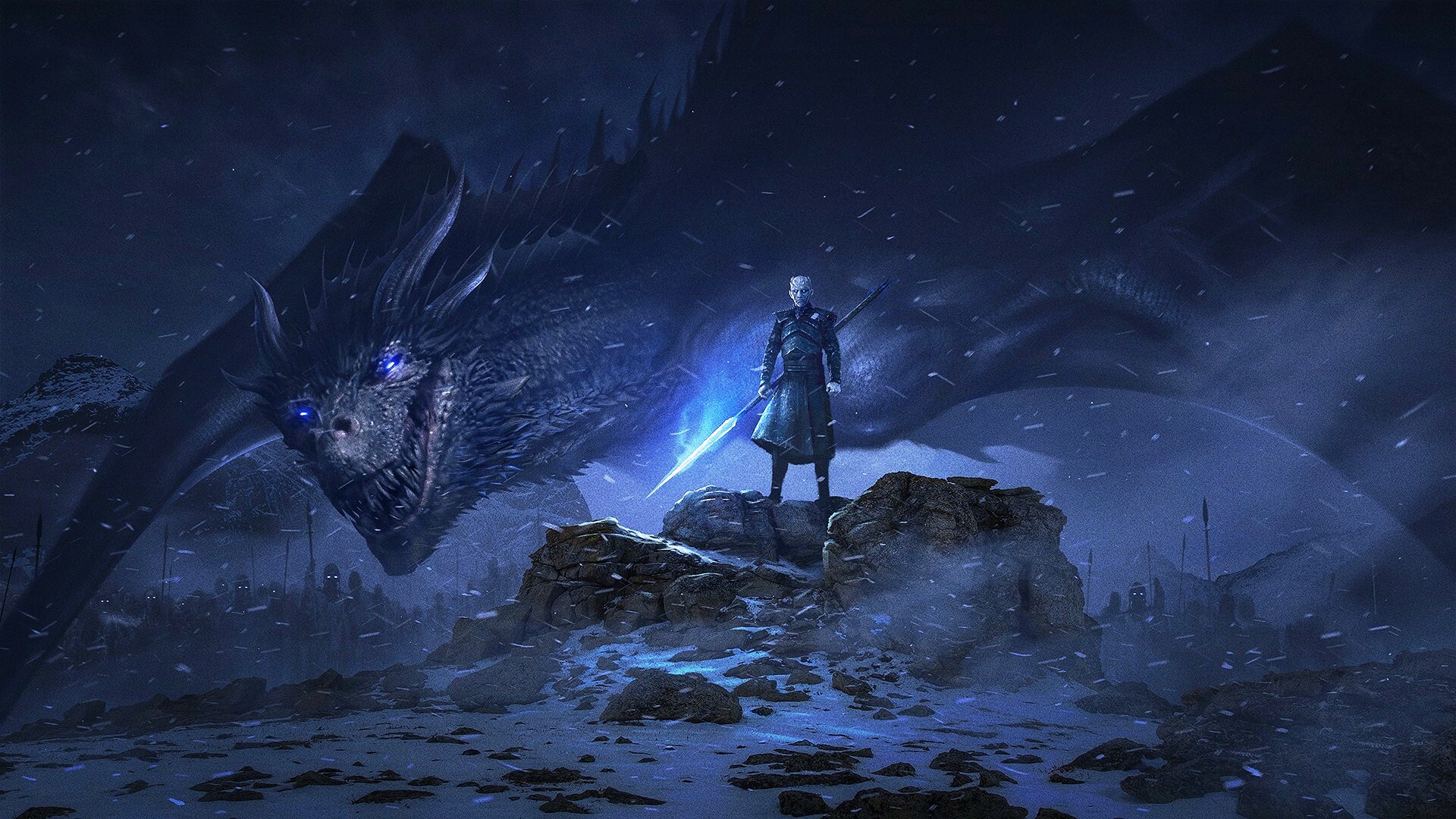 Game of Thrones: Season 8, A prequel series, House of the Dragon, premiered on HBO in 2022. 1920x1080 Full HD Background.