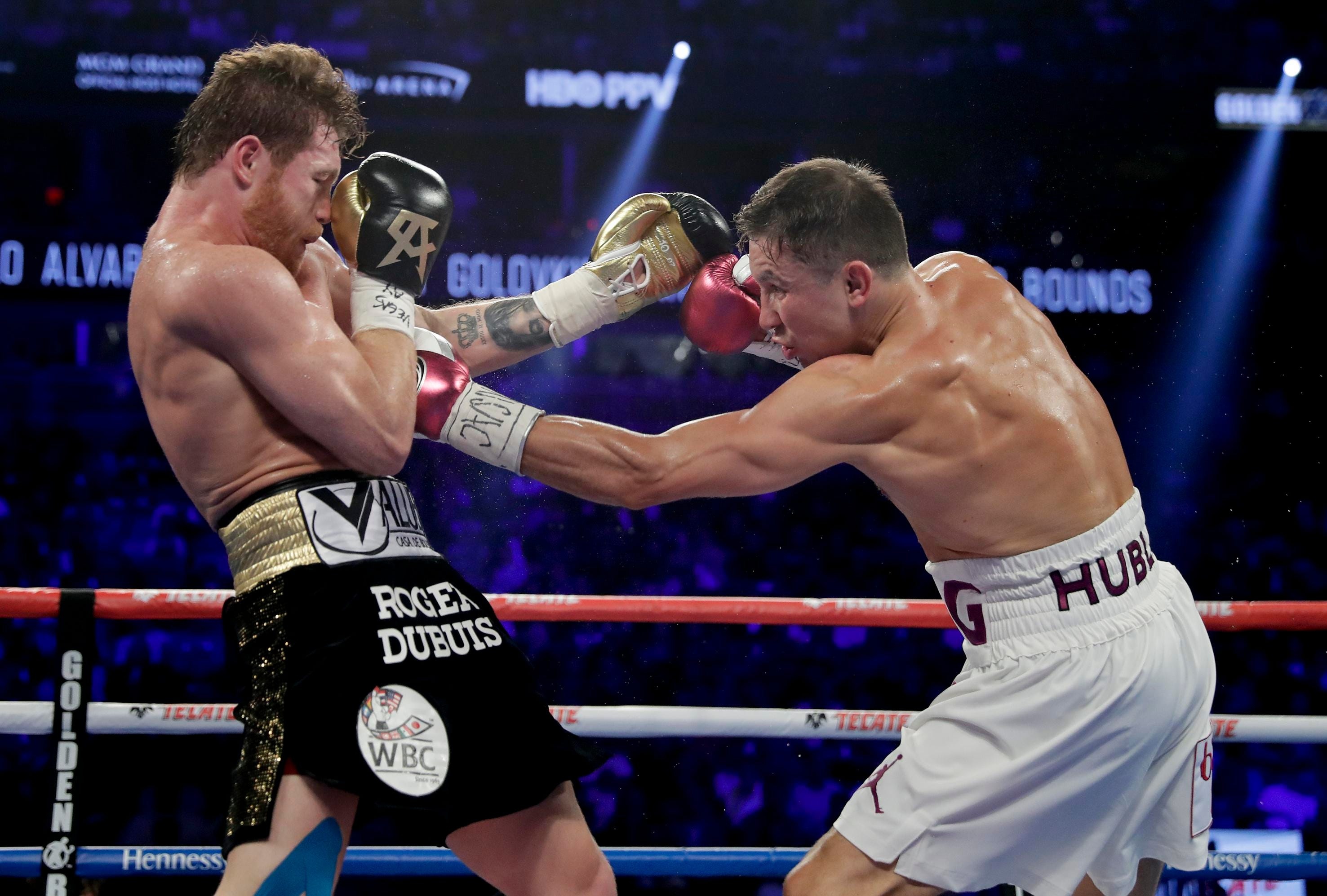 Gennady Golovkin, Canelo trilogy, Exciting rematch, Boxing spectacle, 2960x2000 HD Desktop