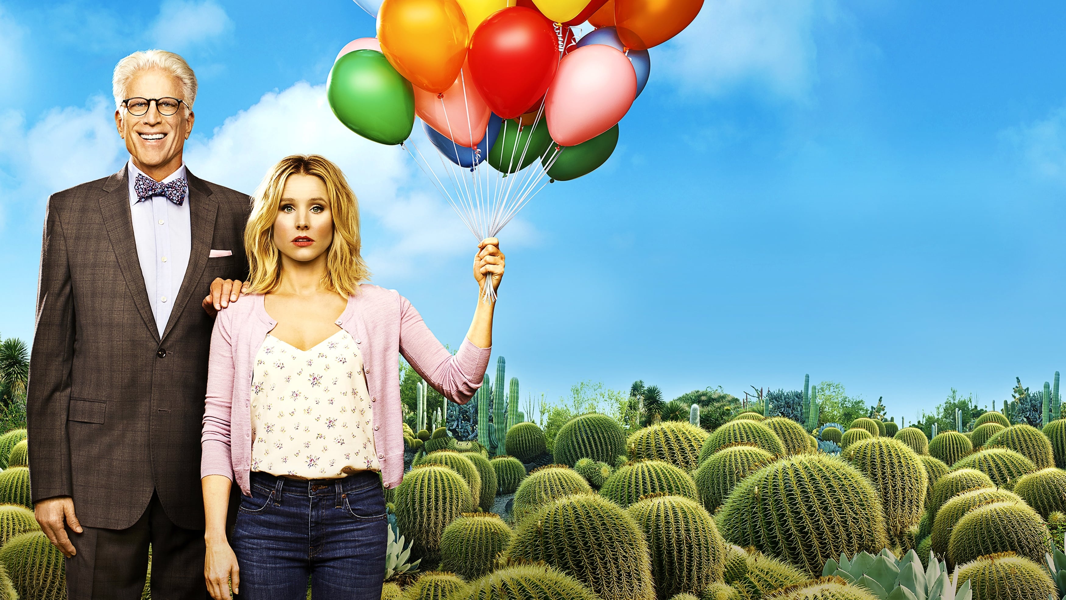 The Good Place, TV series, Backdrops, The Movie Database, 3500x1970 HD Desktop