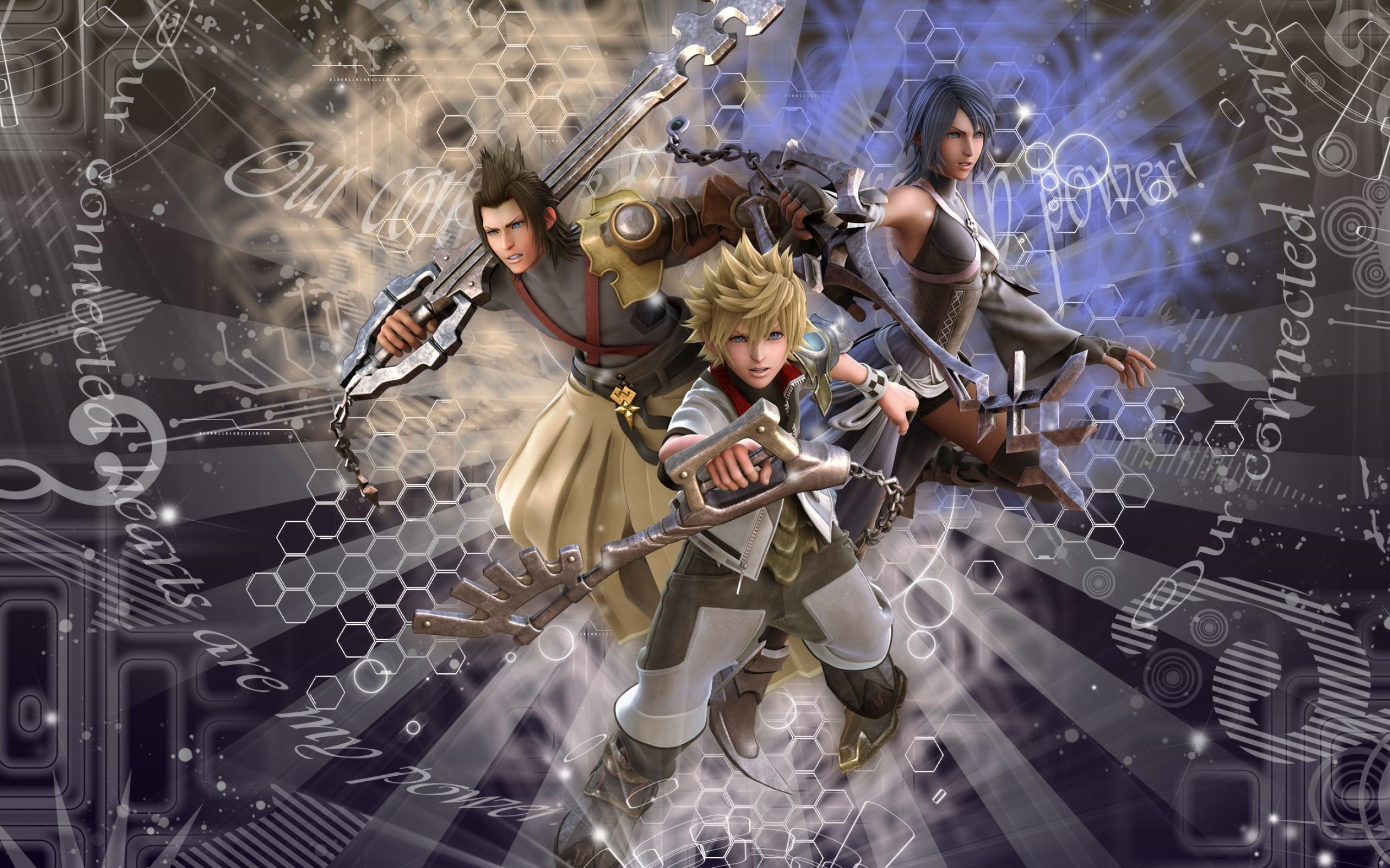 KH BBS wallpaper, Posted by Zoey Sellers, Gaming, Kingdom Hearts Birth by Sleep, 2560x1600 HD Desktop