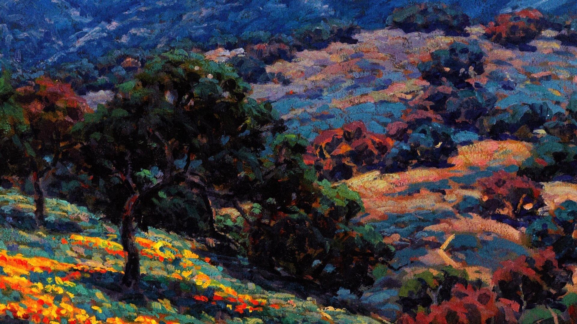 Impressionist art, Expressive brushstrokes, Luminous landscapes, Artistic beauty, 1920x1080 Full HD Desktop