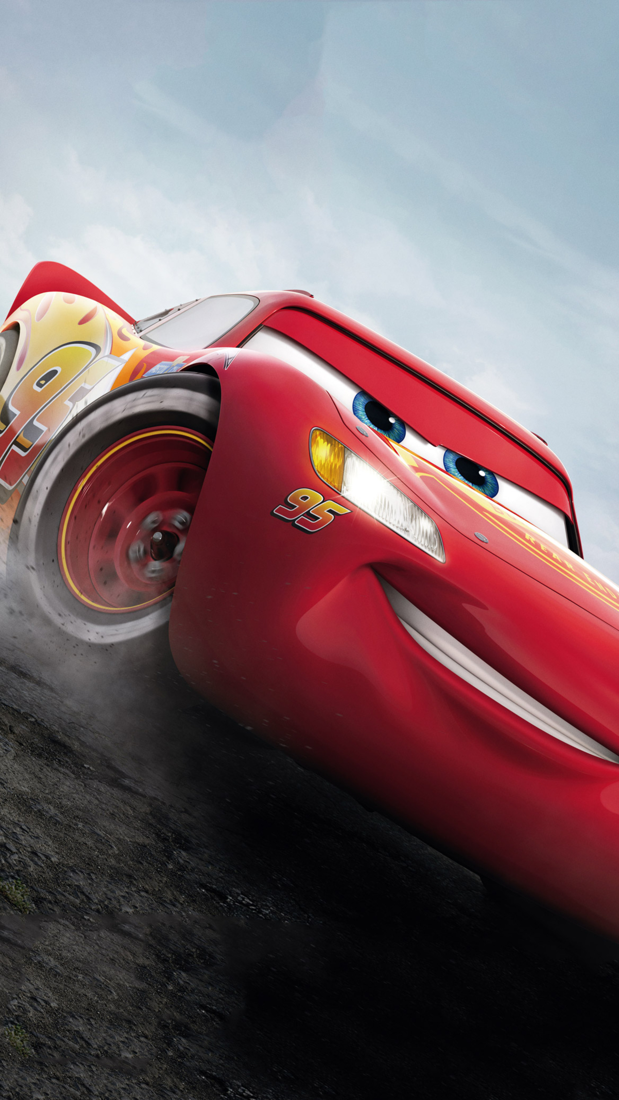 Lightning McQueen, Sony Xperia, HD 4K wallpapers, Images, 2160x3840 4K Handy