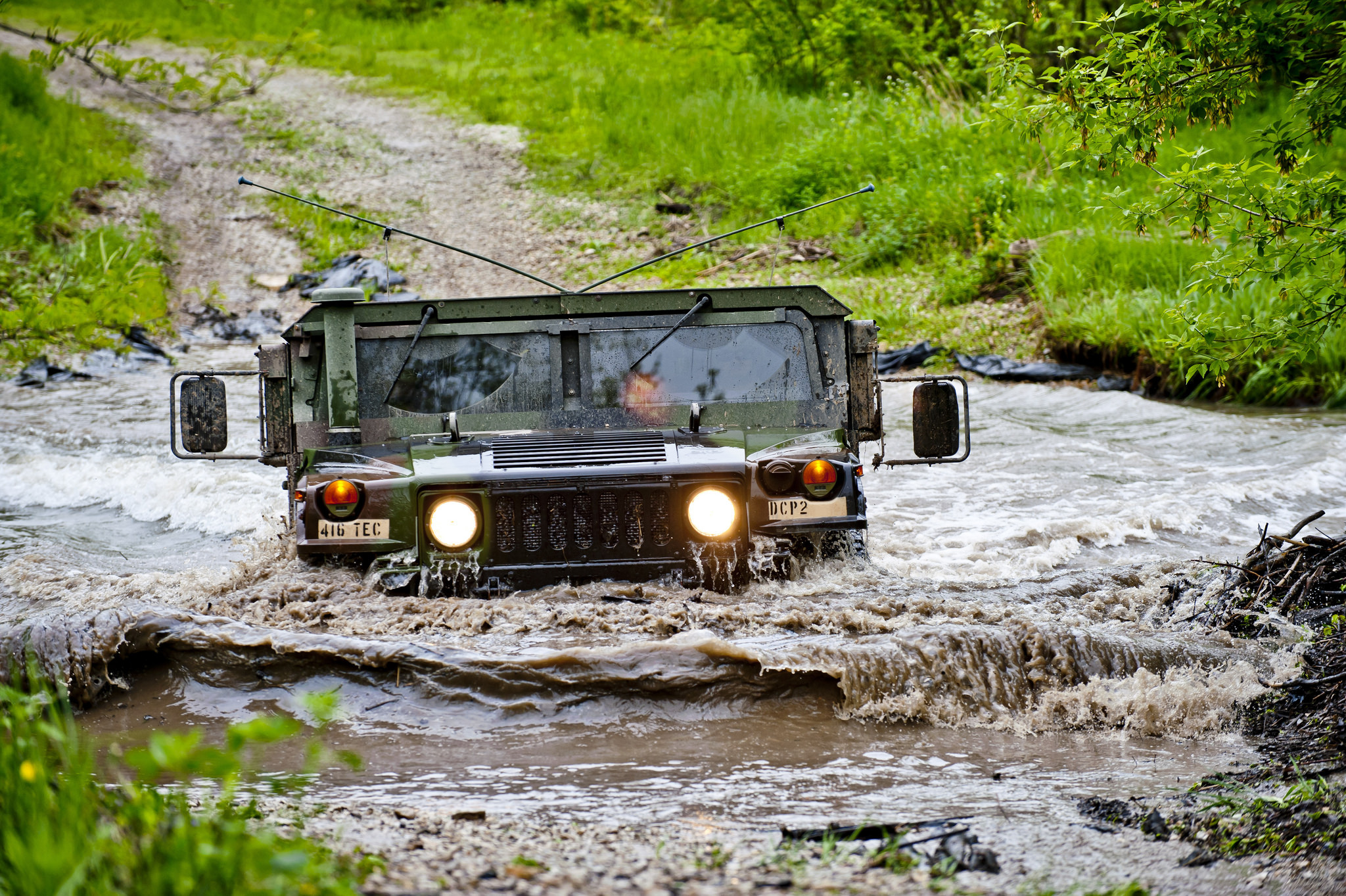 Off-road Driving: Car driving through swamp, SUVs with higher ground clearance, Off-road use. 2050x1370 HD Wallpaper.