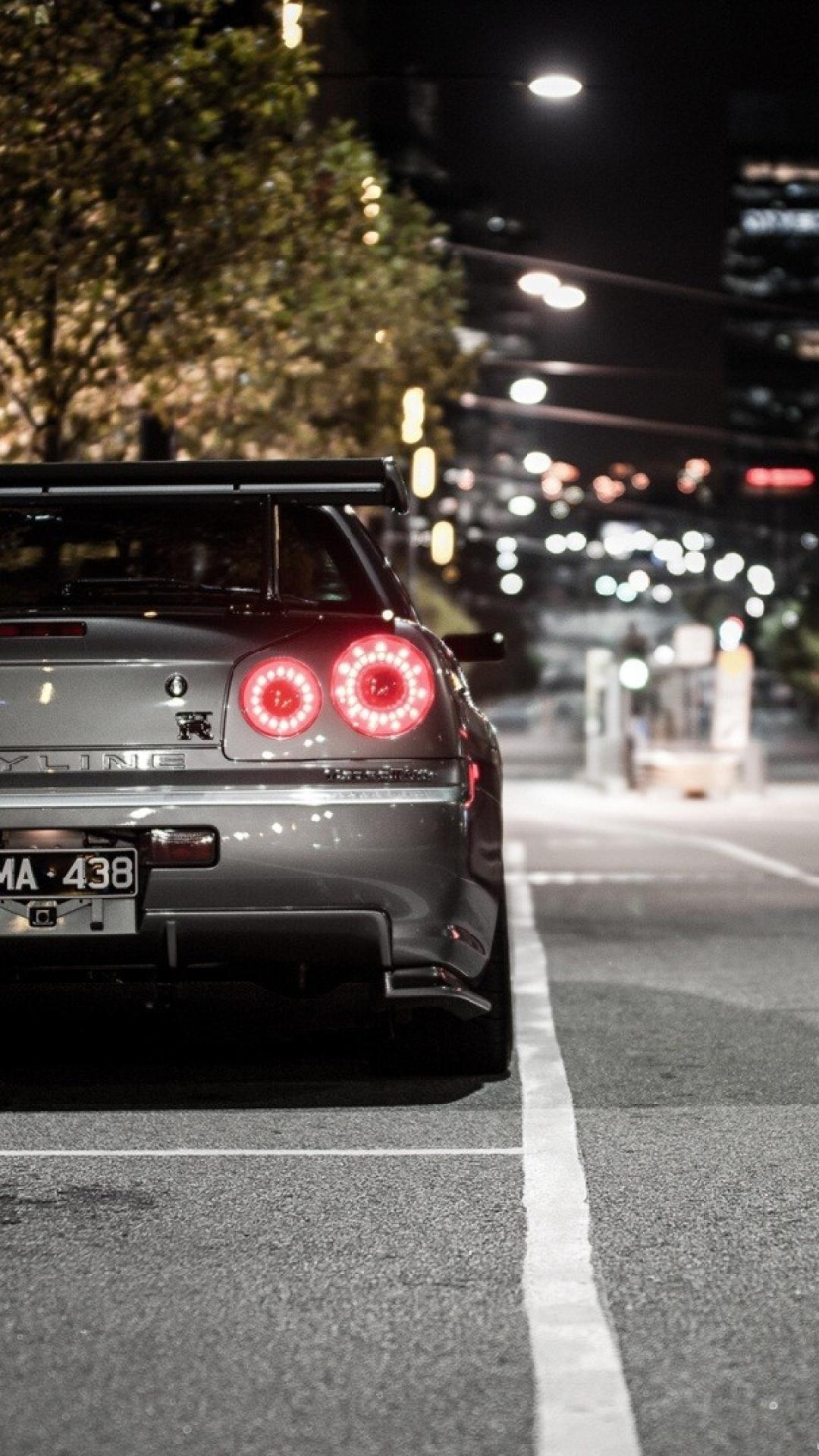 Mobile wallpapers, Nissan Skyline, Phone backgrounds, Automotive artistry, 1080x1920 Full HD Handy