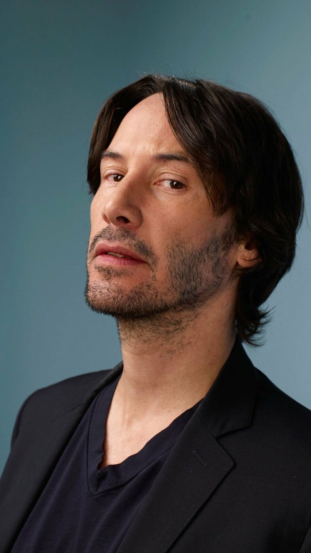 Keanu Reeves: A movie star, Comedy Bill and Ted's Excellent Adventure, 1989, Celebrity. 1080x1920 Full HD Background.