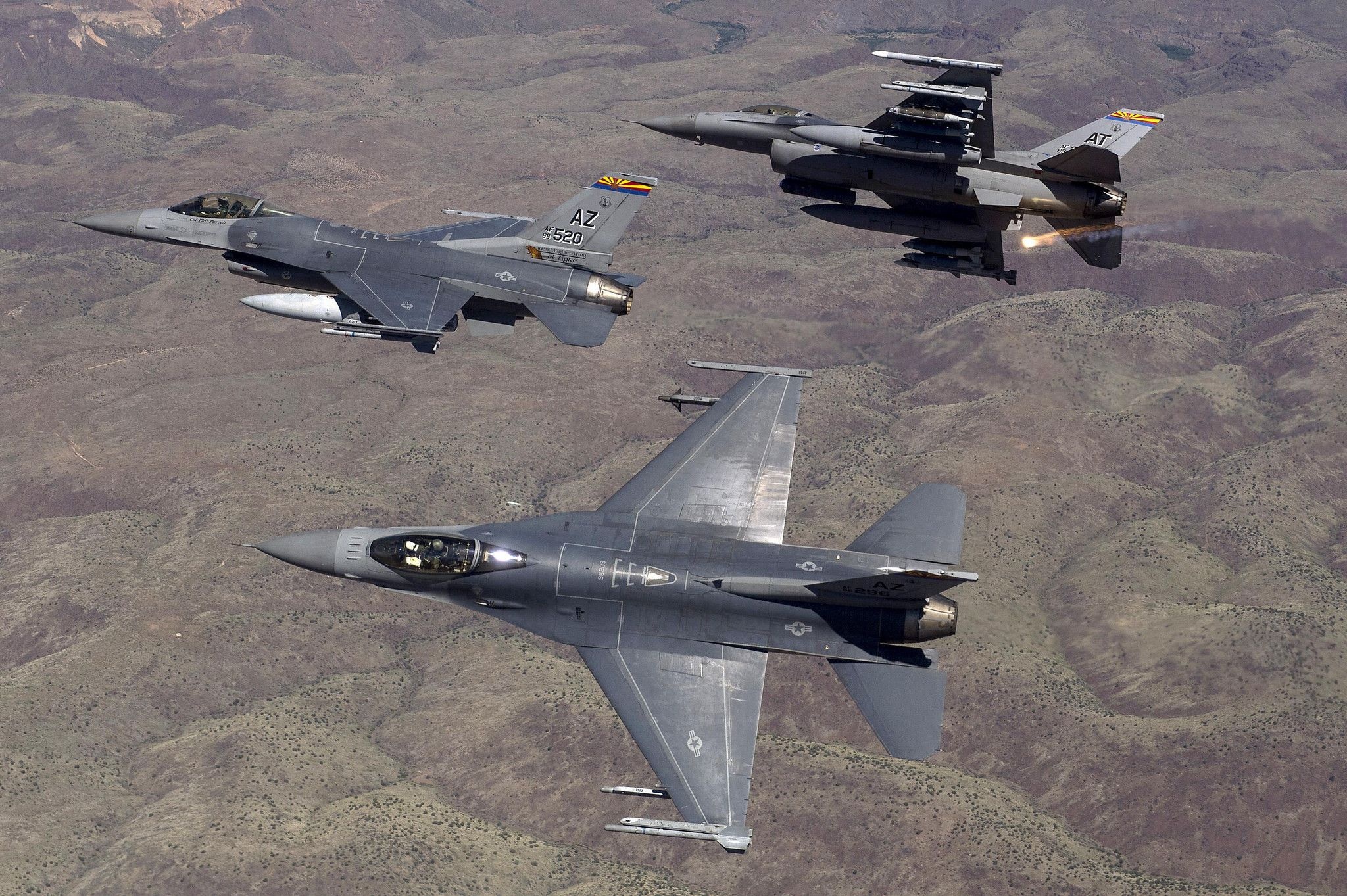 Fighting Falcon, General Dynamics, F-16, Thunderbird, 2050x1370 HD Desktop