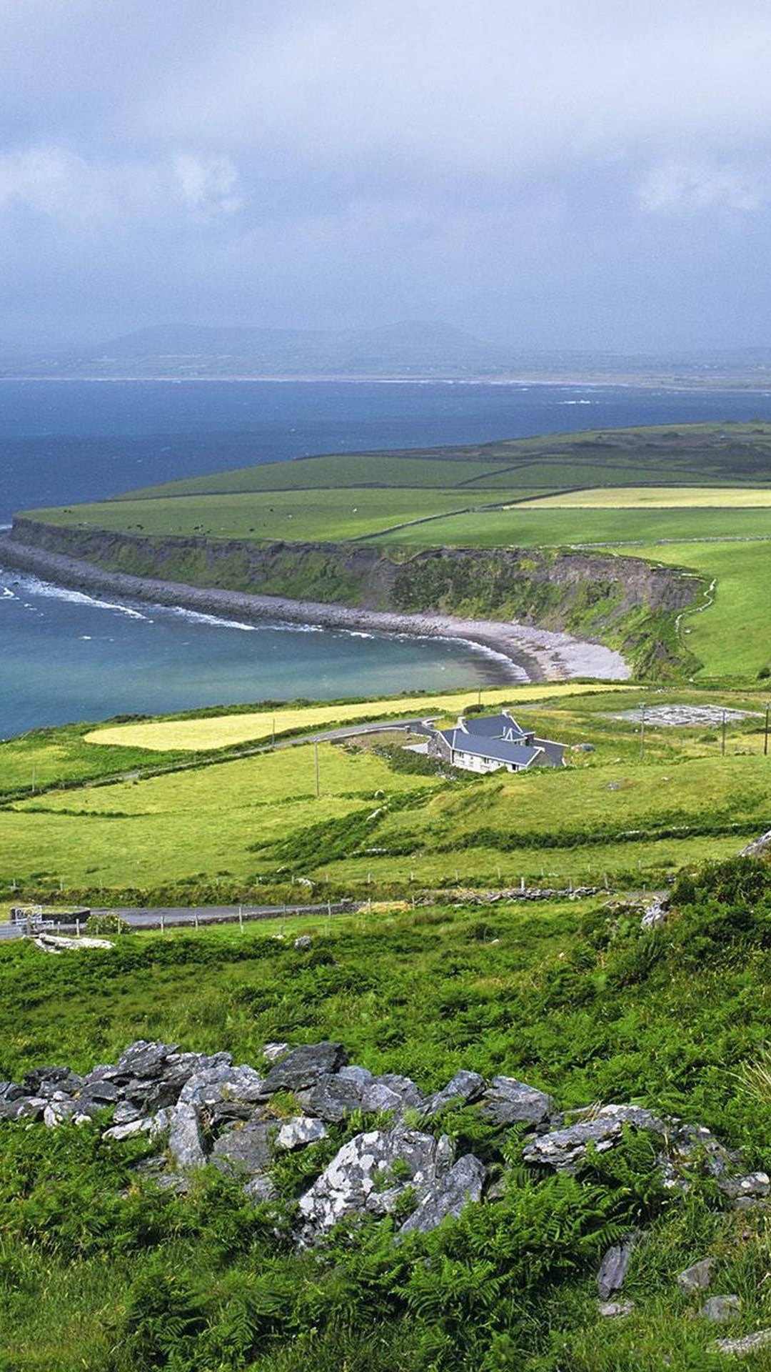 Ballinskelligs Bay, Irische Landschaft Wallpaper, 1080x1920 Full HD Handy
