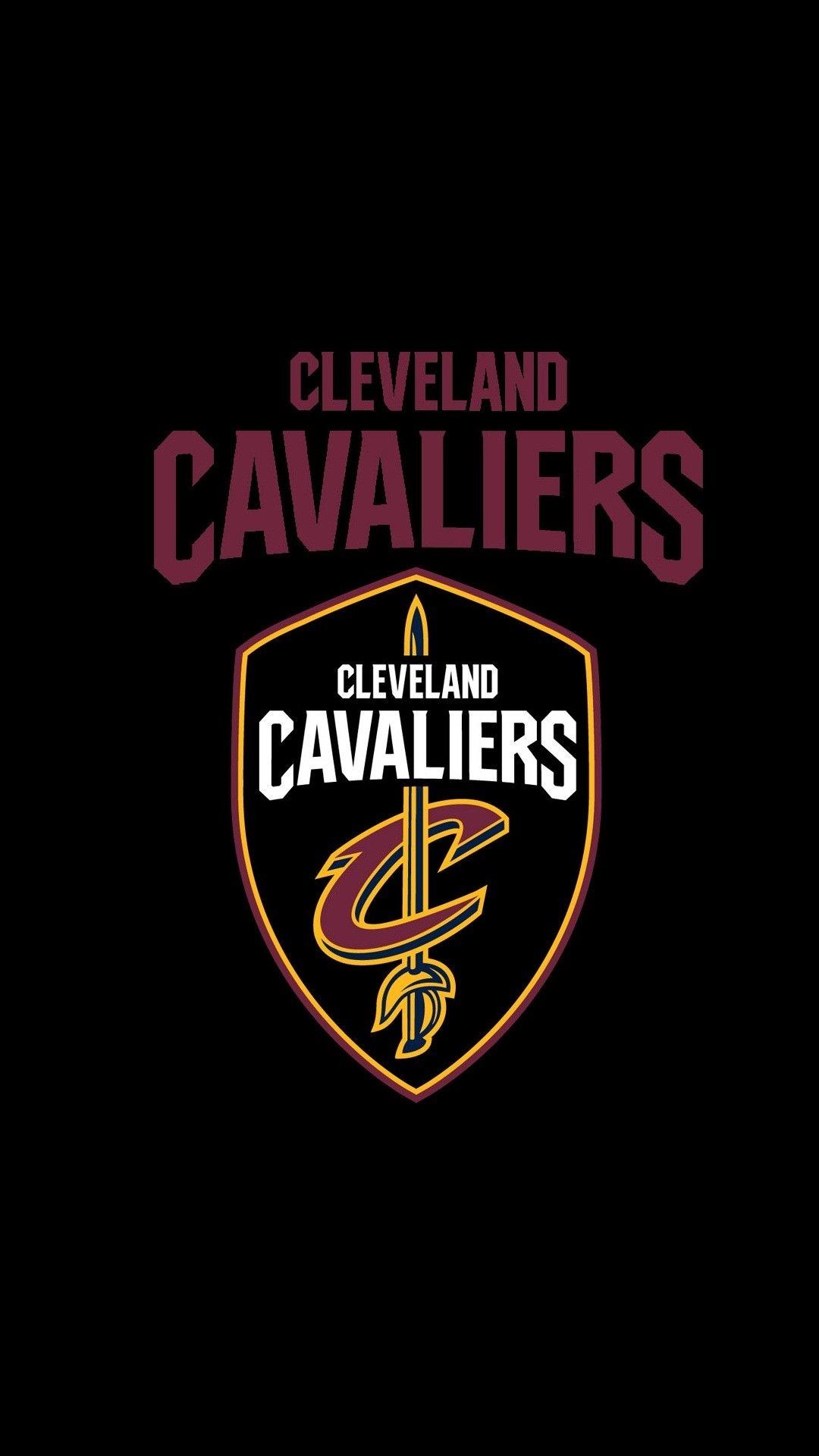 Cleveland Cavaliers: The Lebron-led team made four consecutive NBA Finals appearances from 2015 to 2018. 1080x1920 Full HD Wallpaper.