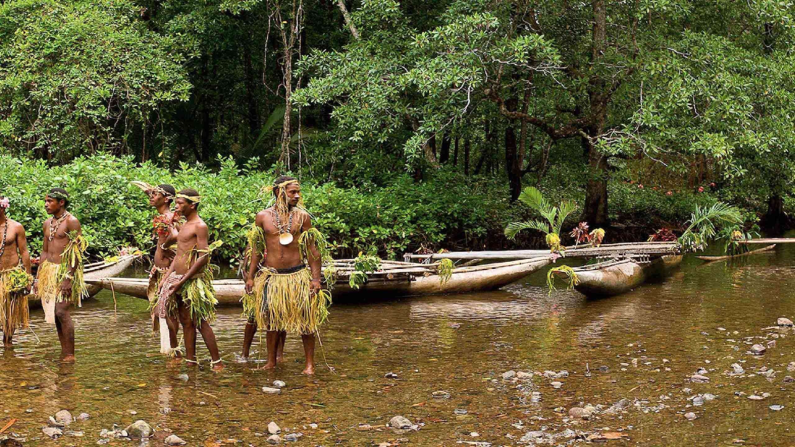 Sepik River, Papua New Guinea, Luxury cruise, 2560x1440 HD Desktop