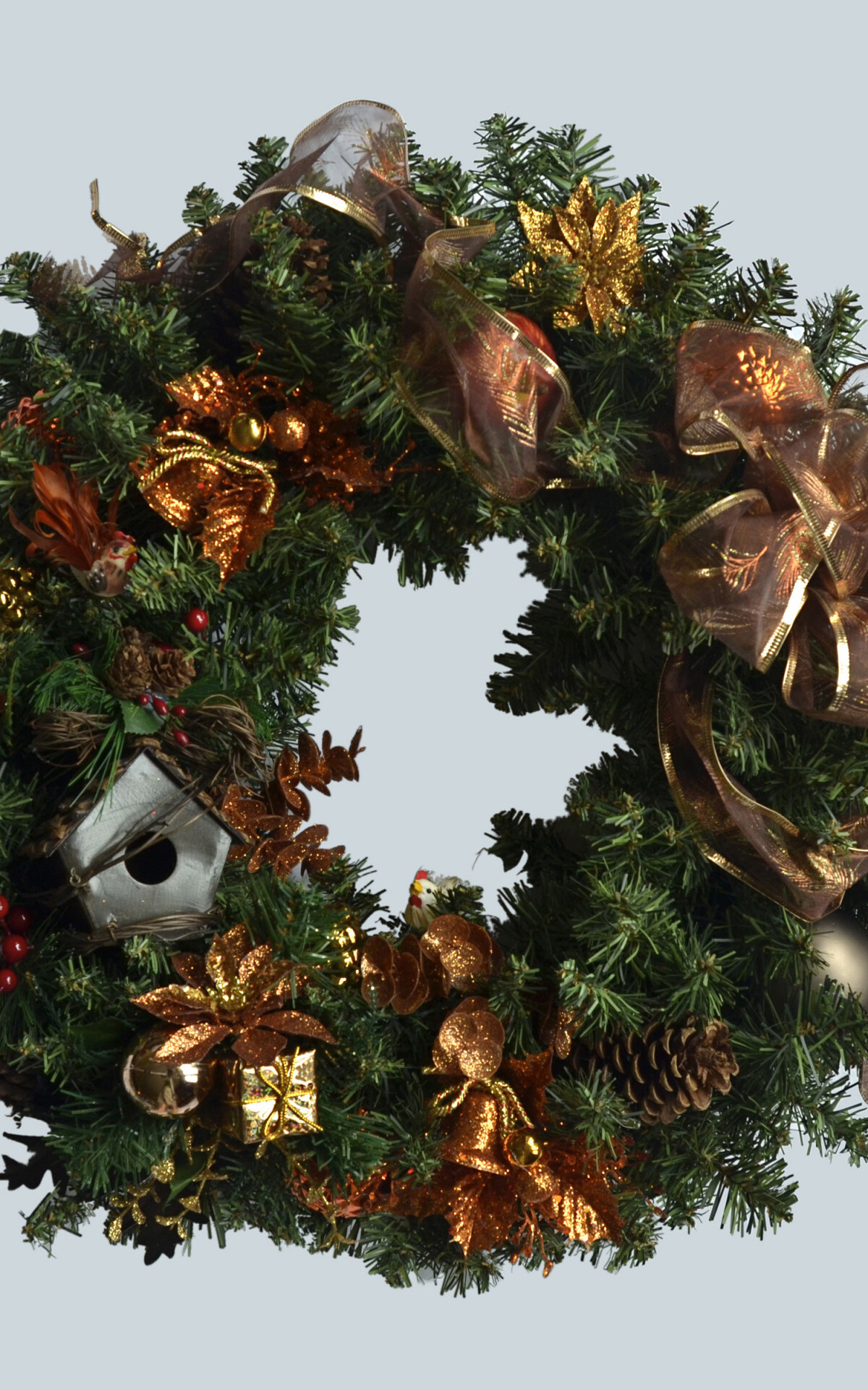 Wreath, Holiday, Christmas, Joy, 1200x1920 HD Handy