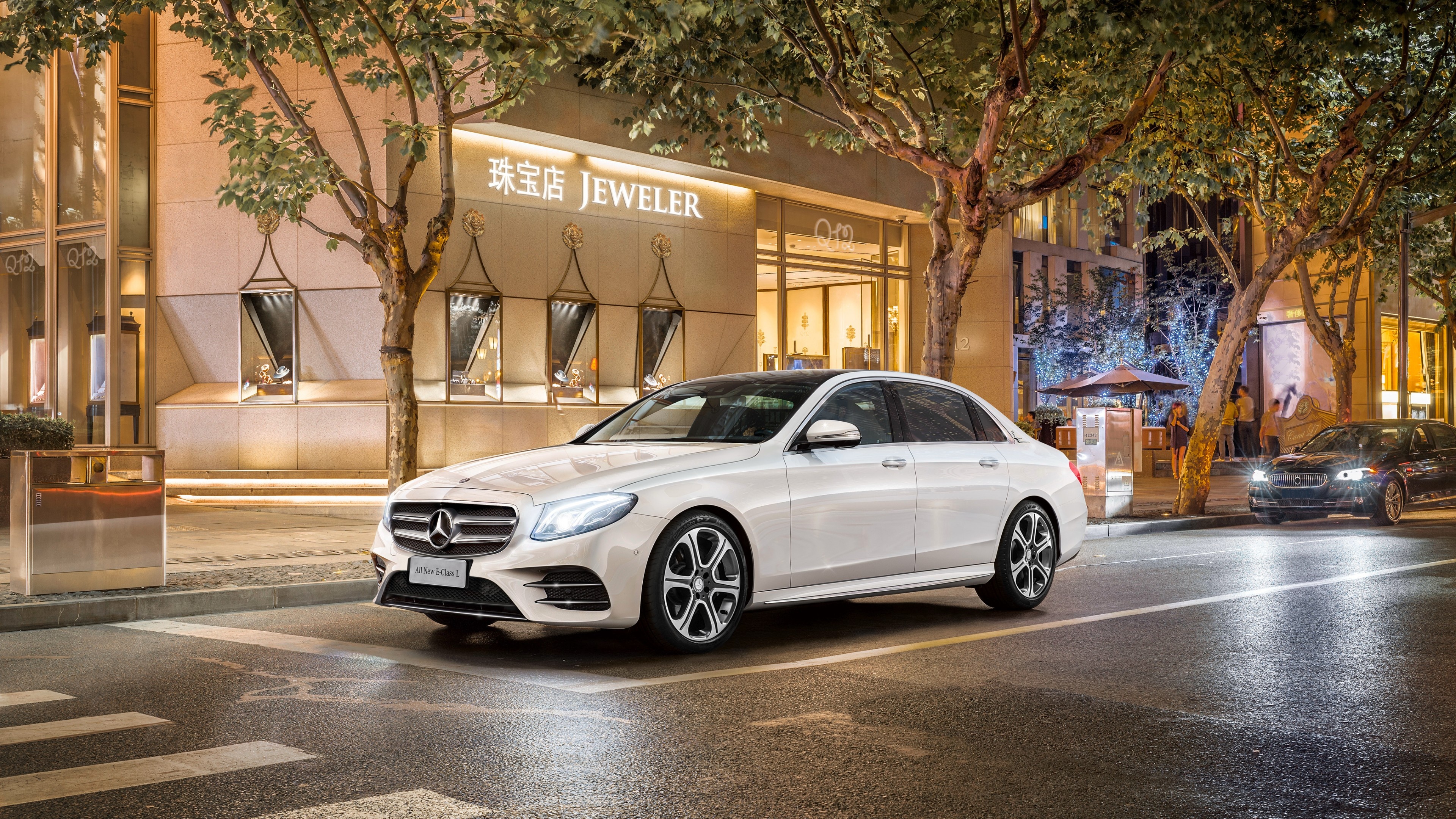Mercedes-Benz E-Class, Auto show, 4Matic sedan, Luxury cars, 3840x2160 4K Desktop