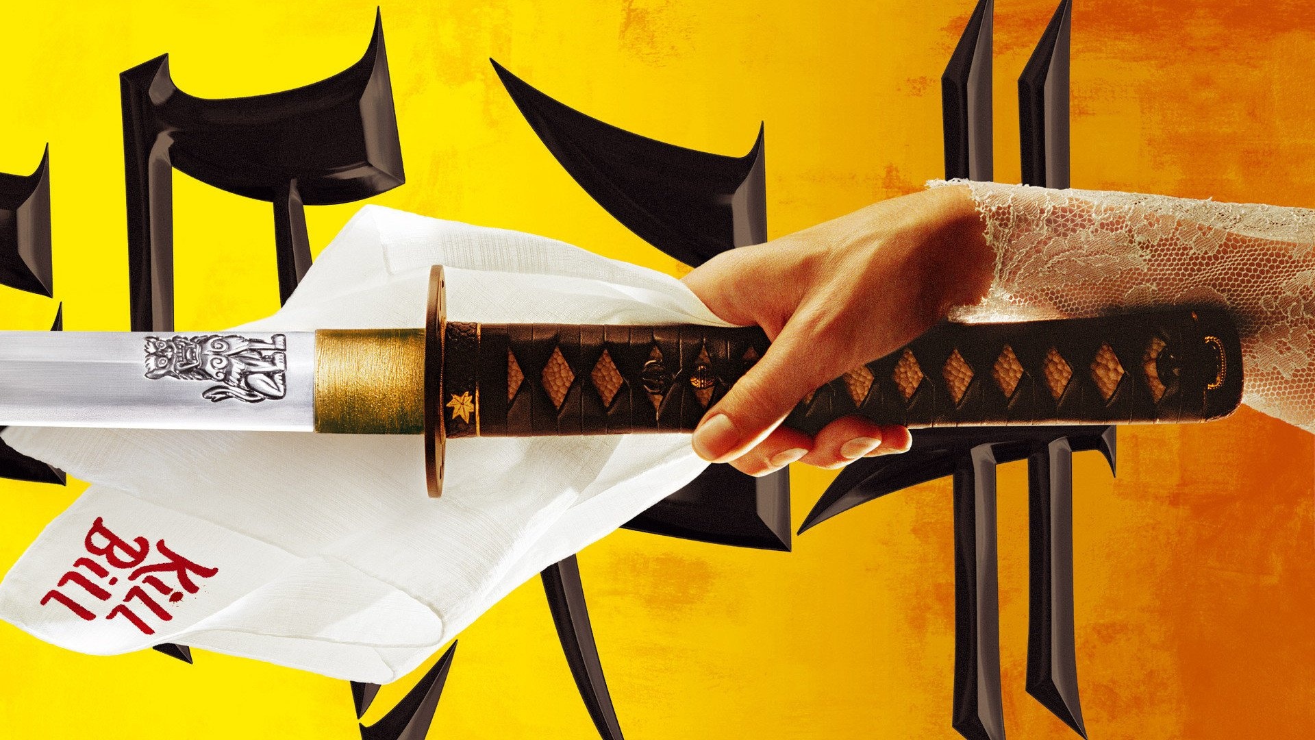Kill Bill: Tarantino film, Released in the United States on October 10, 2003. 1920x1080 Full HD Background.