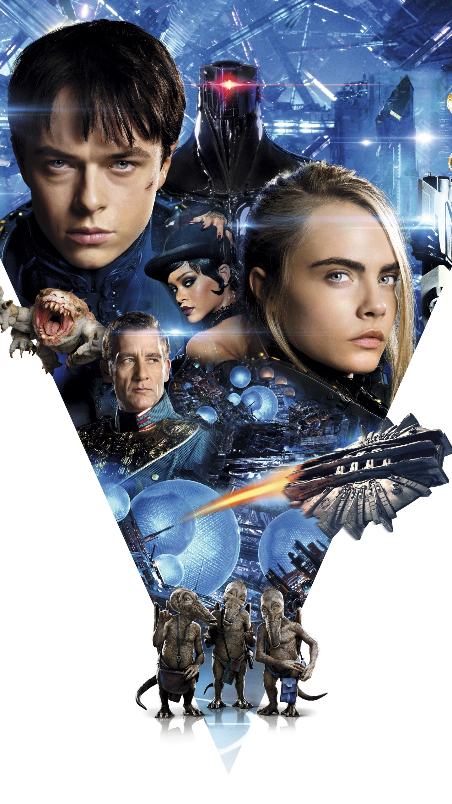 Valerian, City of a Thousand Planets, Movie, 1440x2560 HD Phone