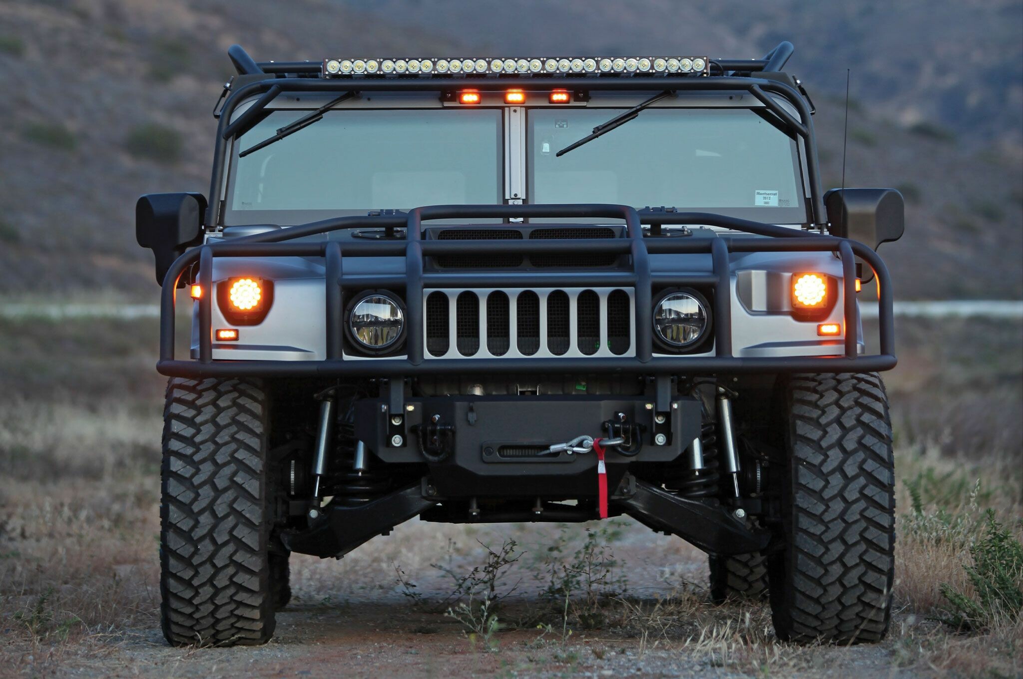 Hummer: H1 generation, A civilian version of the M998 Humvee. 2050x1360 HD Background.