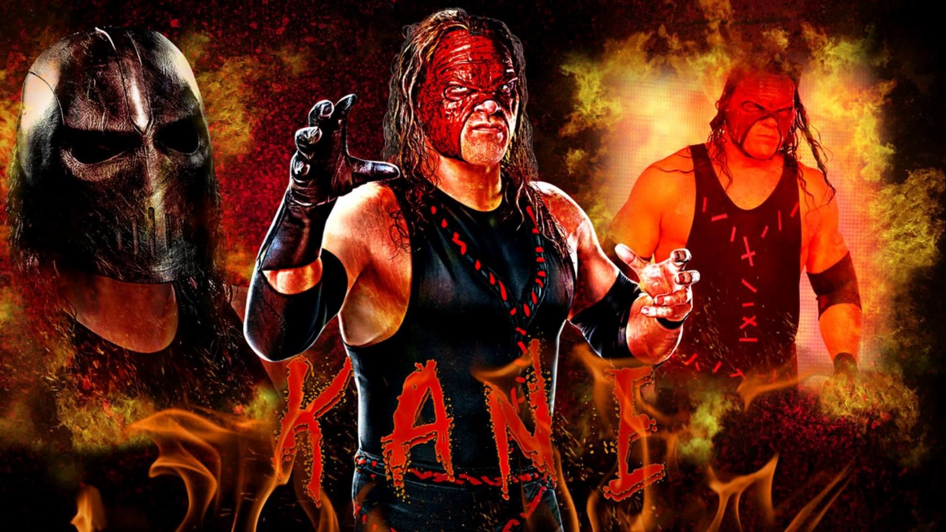 Kane (WWE), WWE superstar, Intimidating presence, Ring dominance, 1920x1080 Full HD Desktop