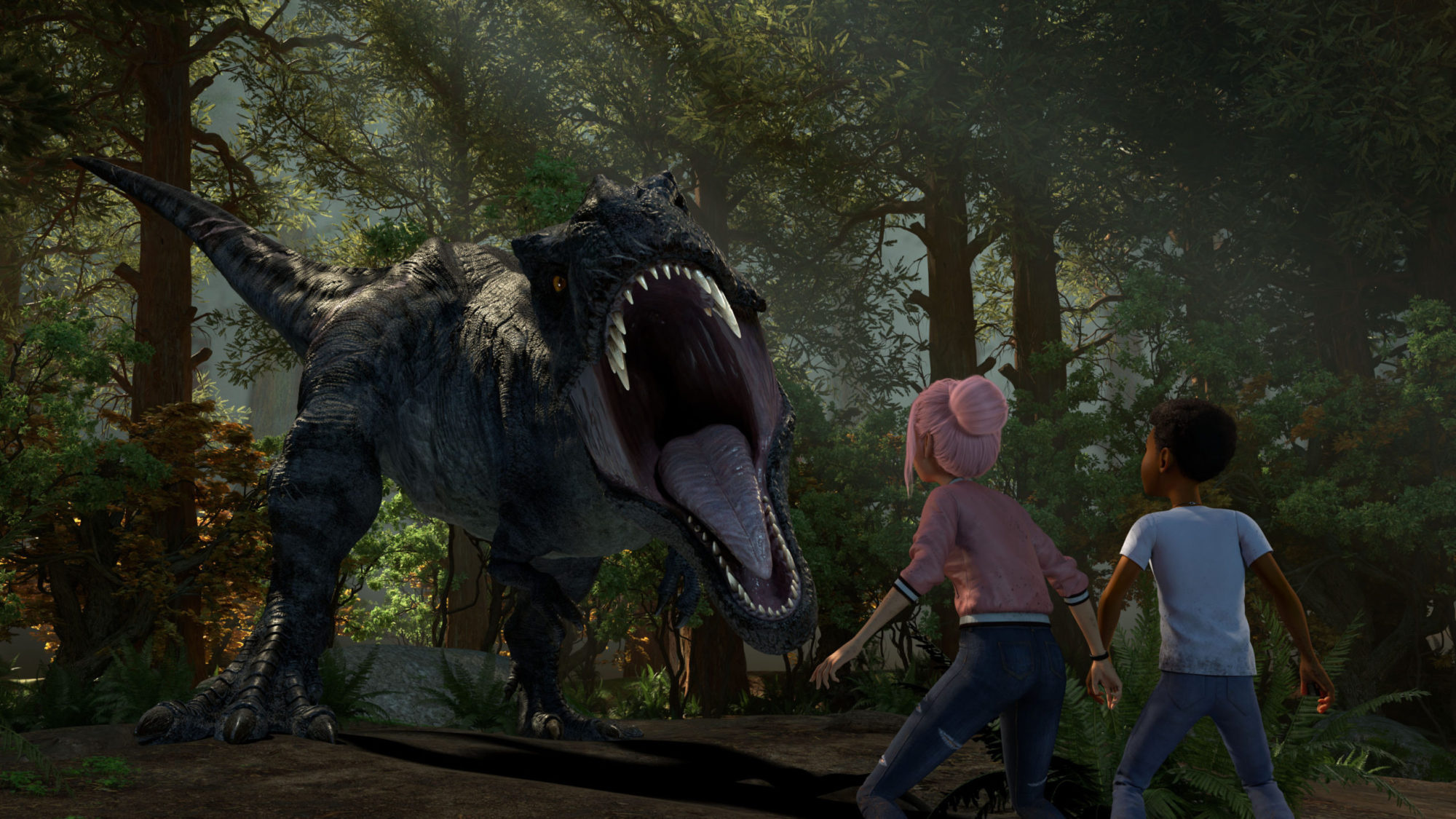 Camp Cretaceous Animation, Dinosaur adventures, 2000x1130 HD Desktop