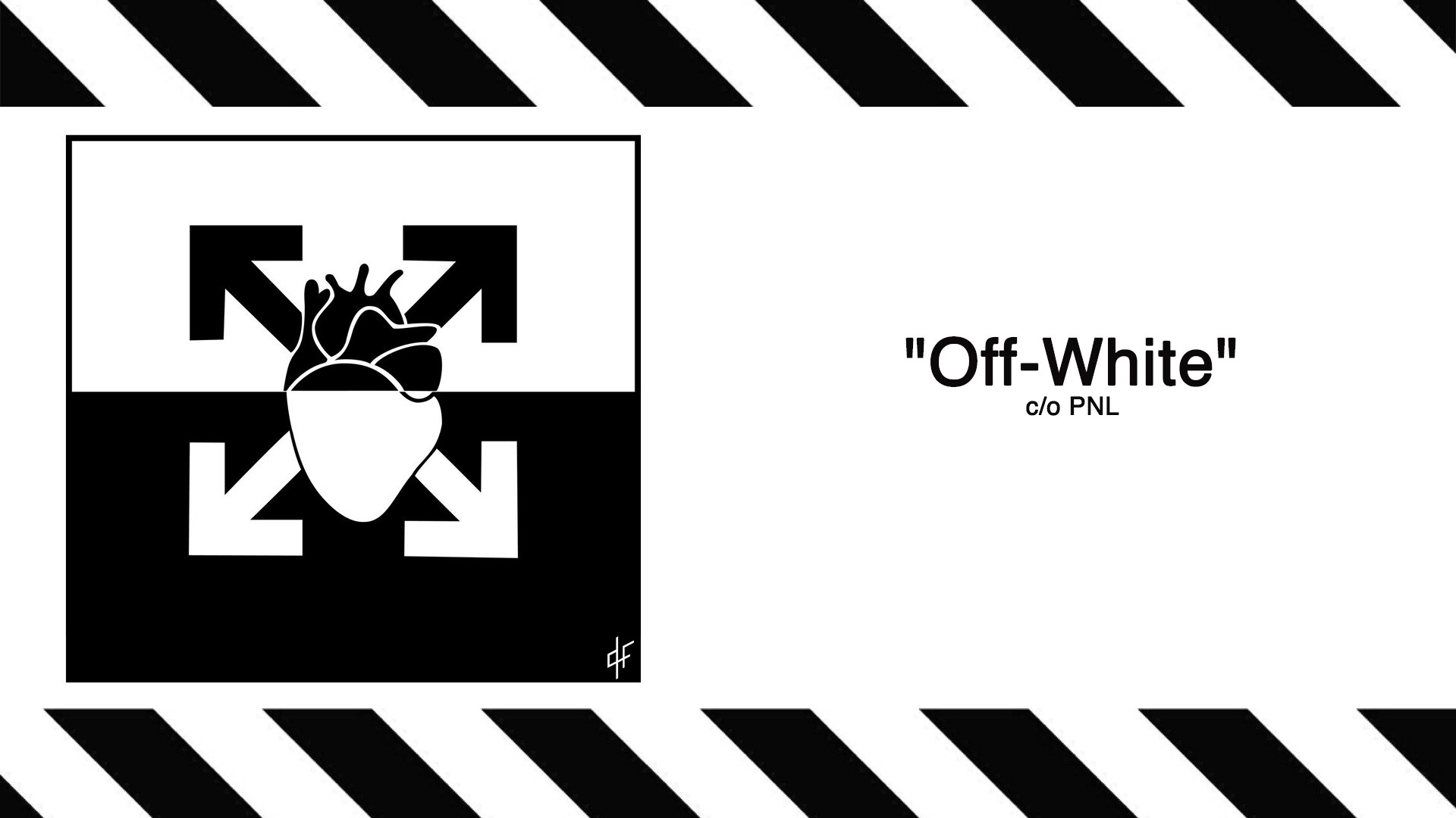 Off-White: Streetwear label, Monochrome. 1920x1080 Full HD Wallpaper.