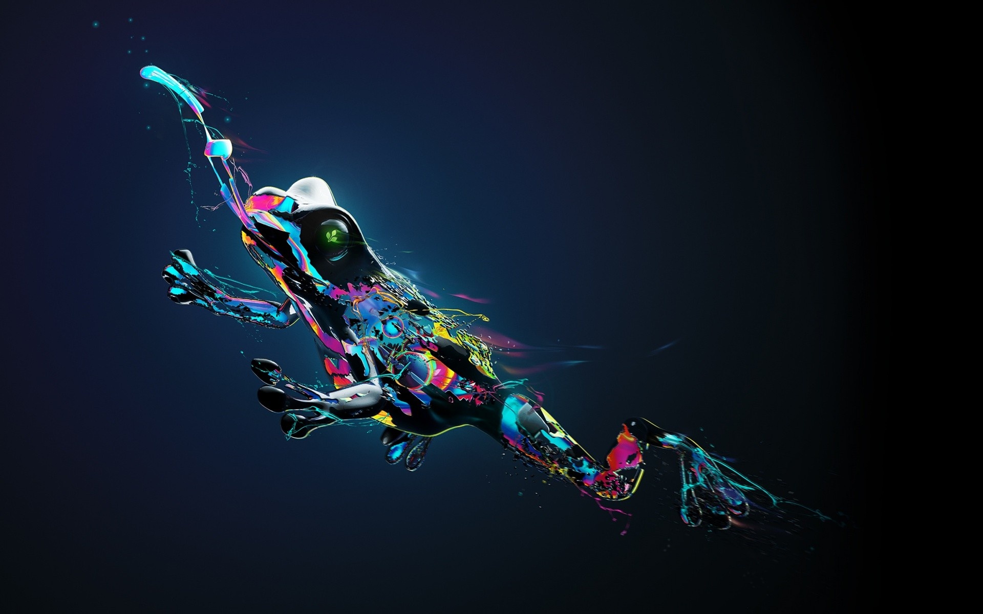 Fantasy art frog, Imaginative creation, Artistic expression, Whimsical amphibian, 1920x1200 HD Desktop