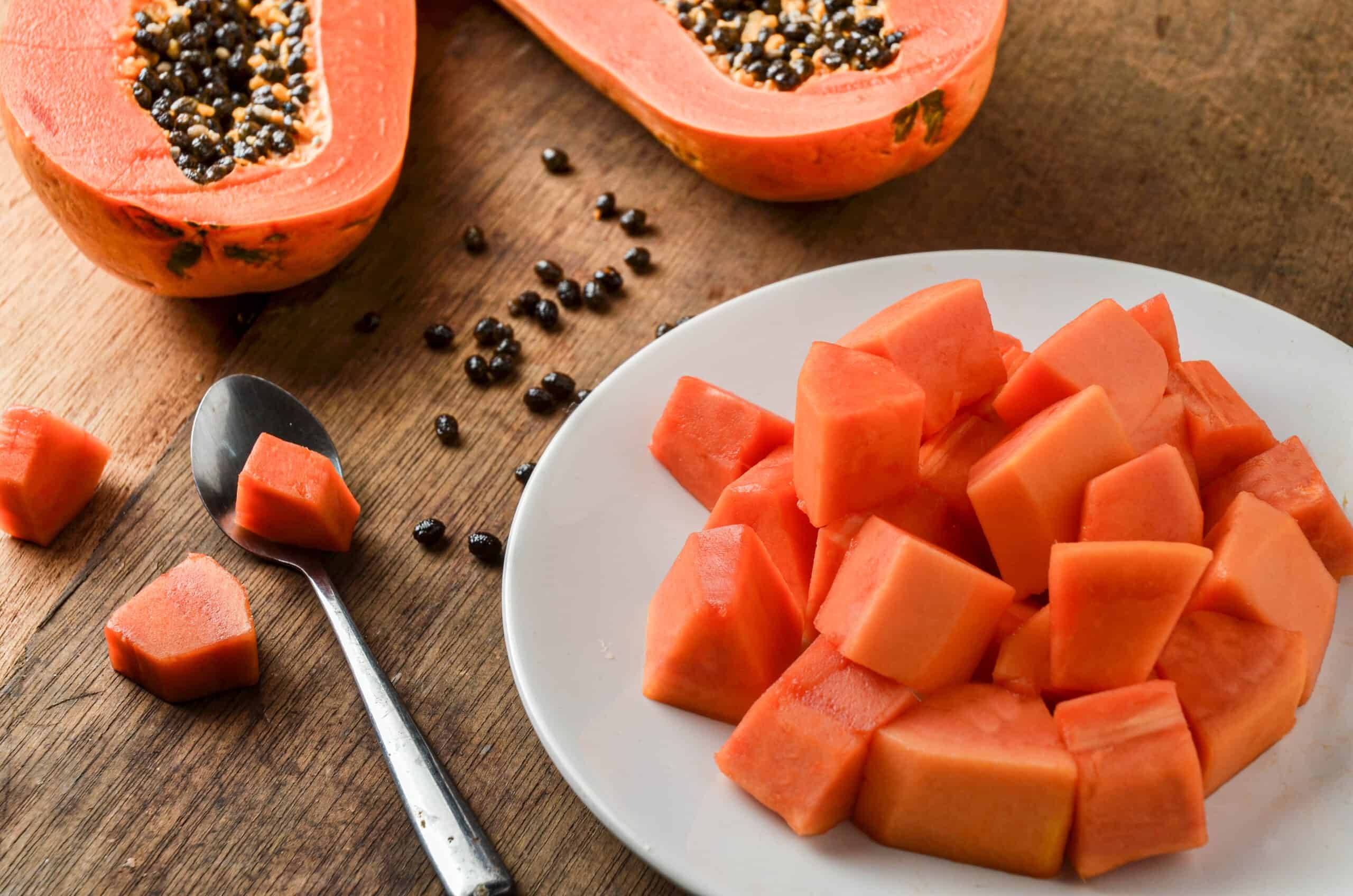 Papaya: Contains an enzyme called papain, Used to tenderize meat. 2560x1700 HD Wallpaper.