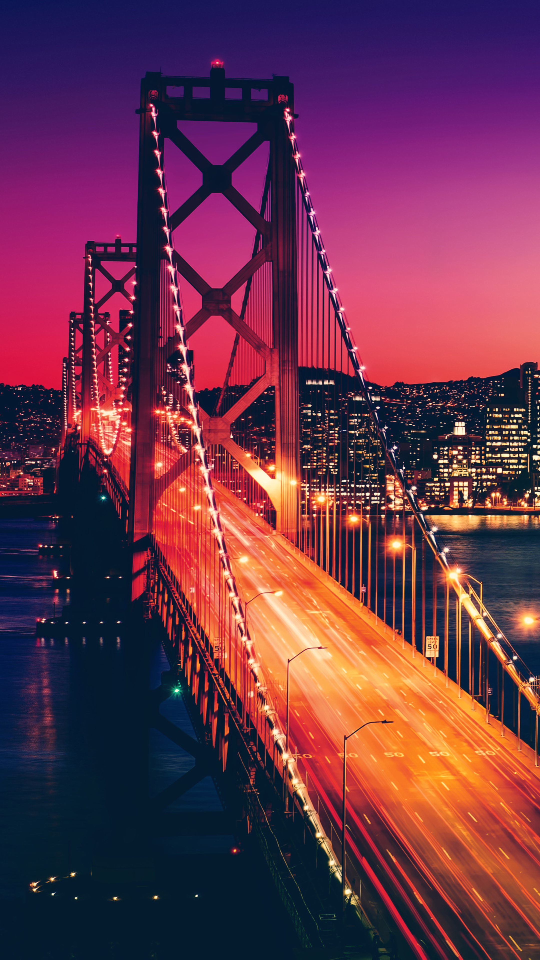 California, San Francisco cityscape, Sony Xperia wallpapers, Metropolitan charm, 2160x3840 4K Handy