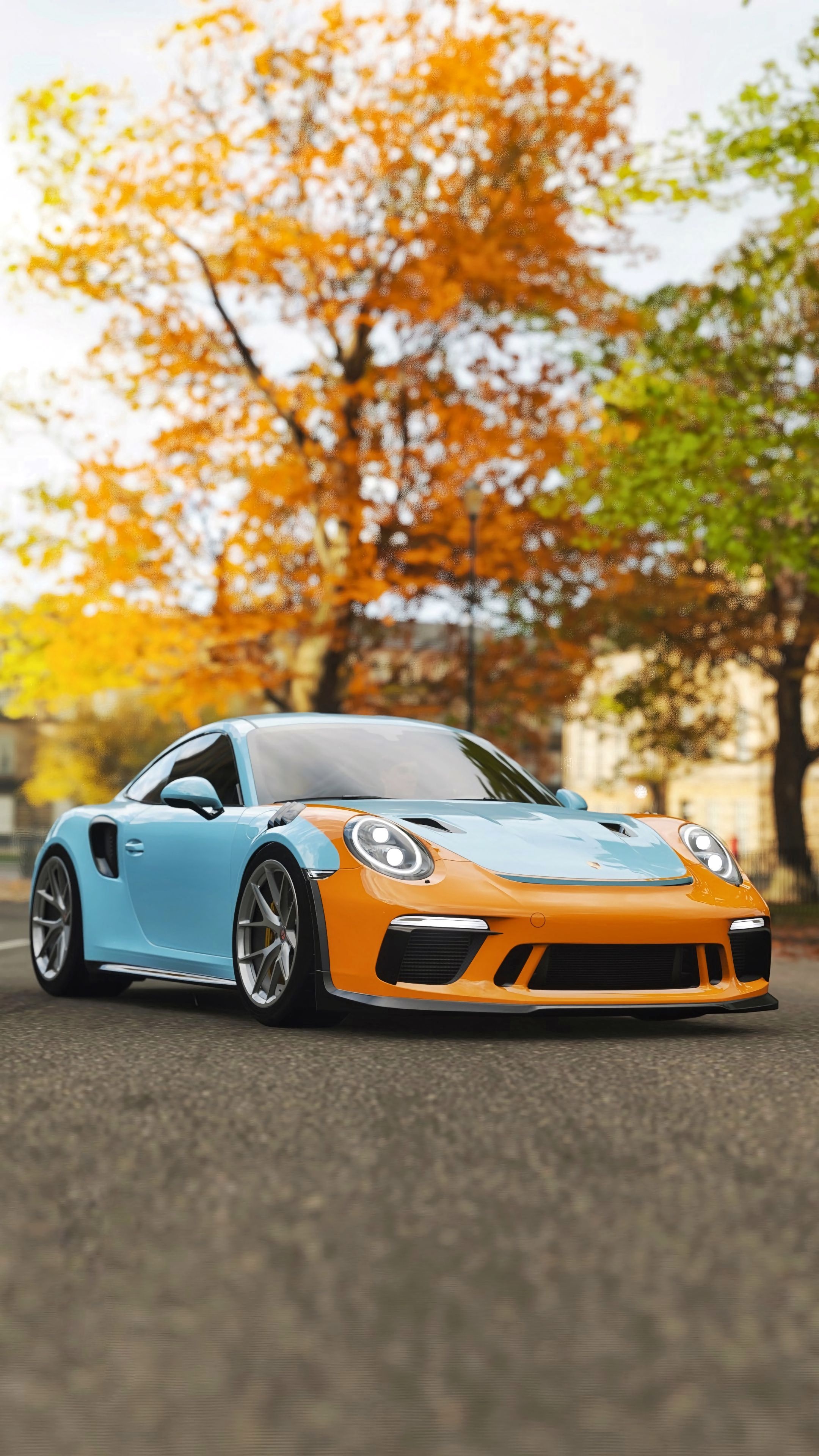 Porsche 911, GT3 RS, Auto racing, Sports car, 2160x3840 4K Phone