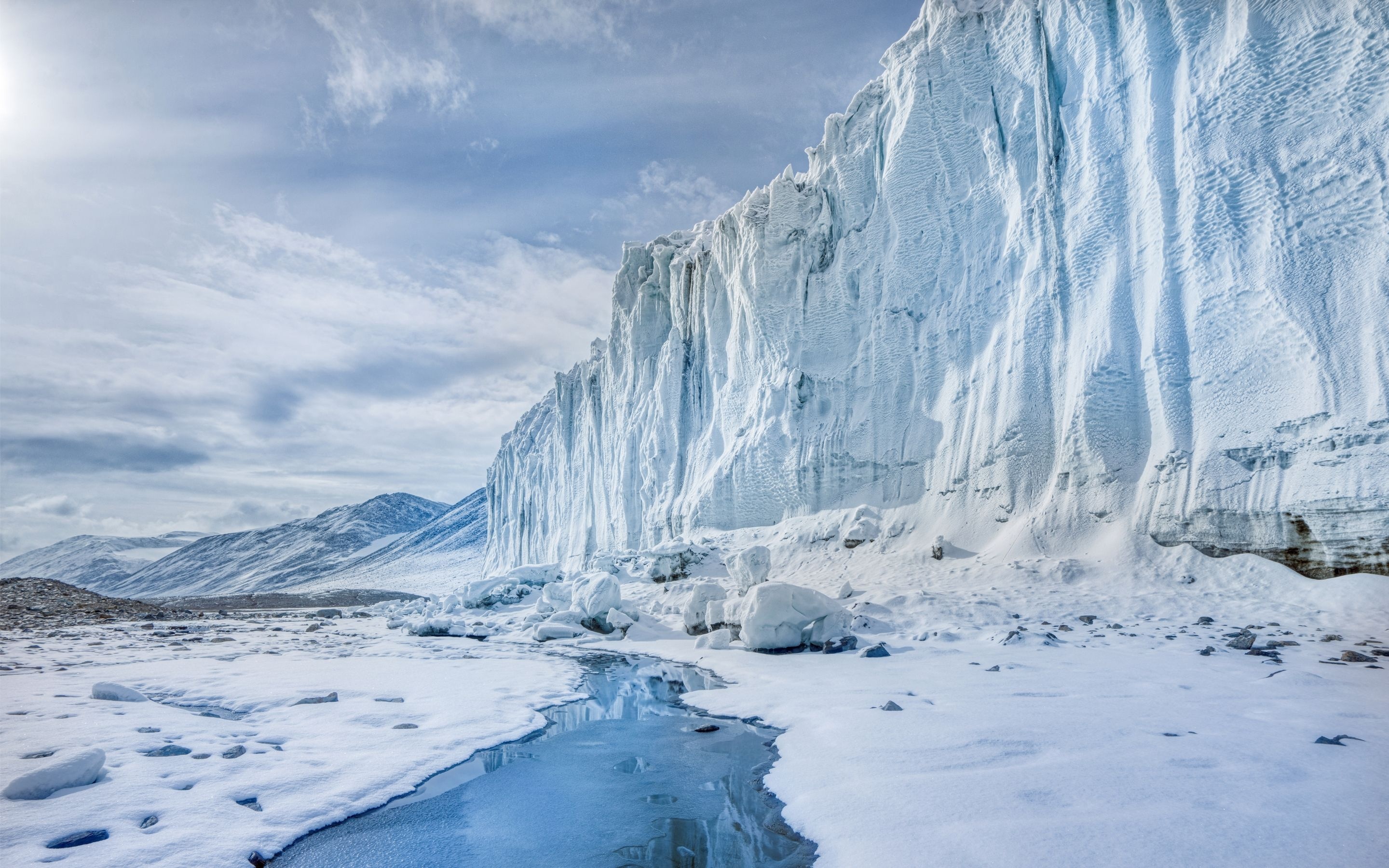 Antarctica Travels, Landscape wallpapers, 4K HD backgrounds, Frozen wonderland, 2880x1800 HD Desktop
