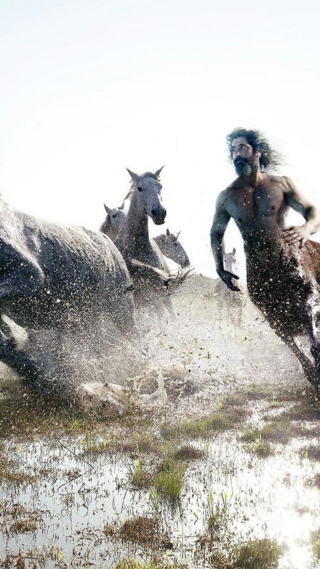 Centaur wallpaper, Mythical horse-human, Captivating imagery, Fantasy realm, 1080x1920 Full HD Handy