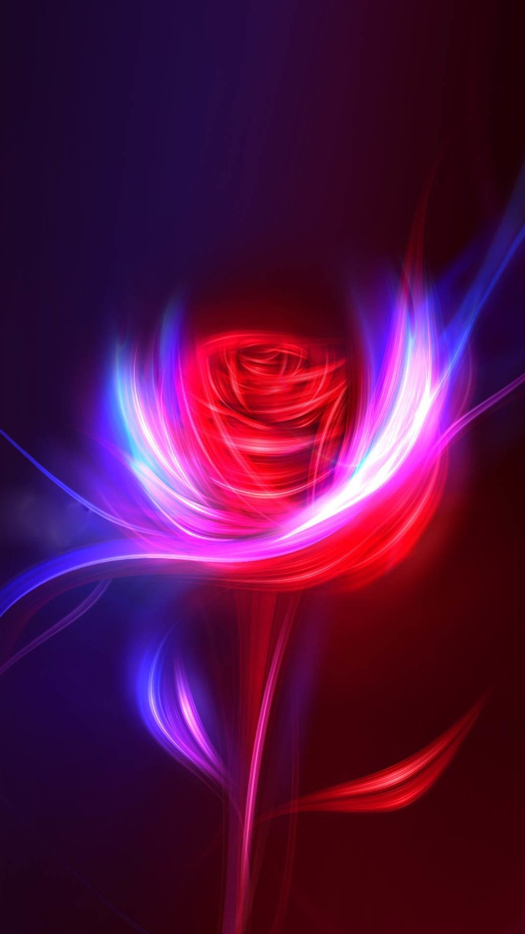 Fantasy rose swirl, Light design art, iPhone 8 wallpapers, Design, 1080x1920 Full HD Phone