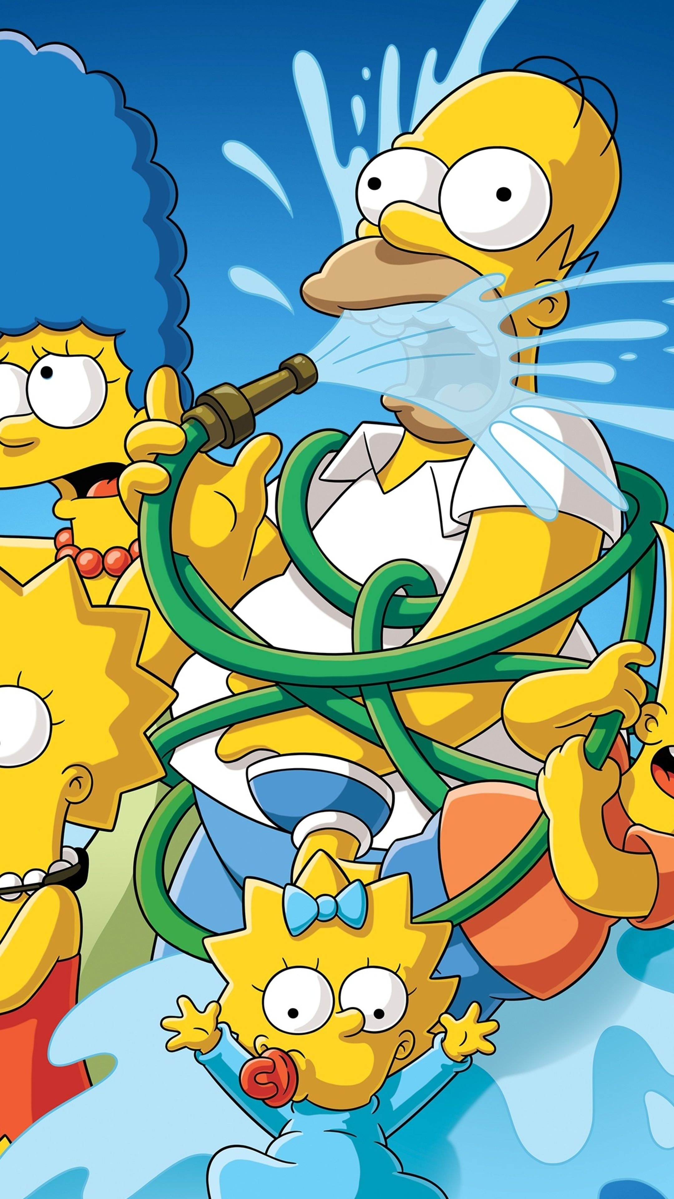 Homer Simpson, Animation, Ultra HD wallpaper, Cartoon, 2160x3840 4K Phone