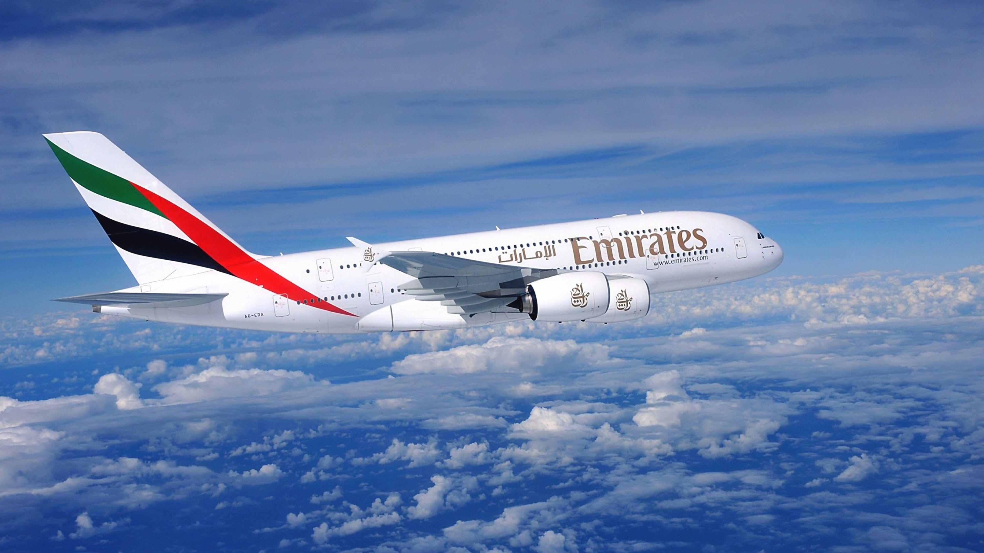 Emirates Airline, A380 wallpapers, Free download, Travels, 3840x2160 4K Desktop