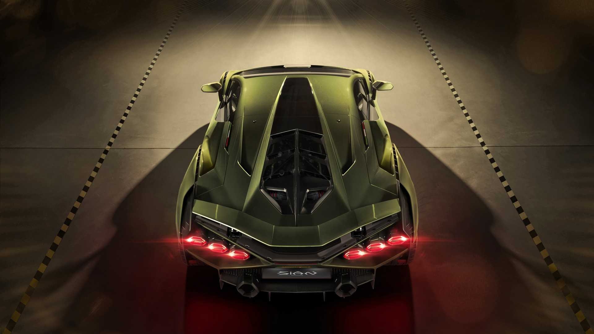 Lamborghini Sian, Hybrid v12 model, Cutting-edge technology, Unparalleled performance, 1920x1080 Full HD Desktop