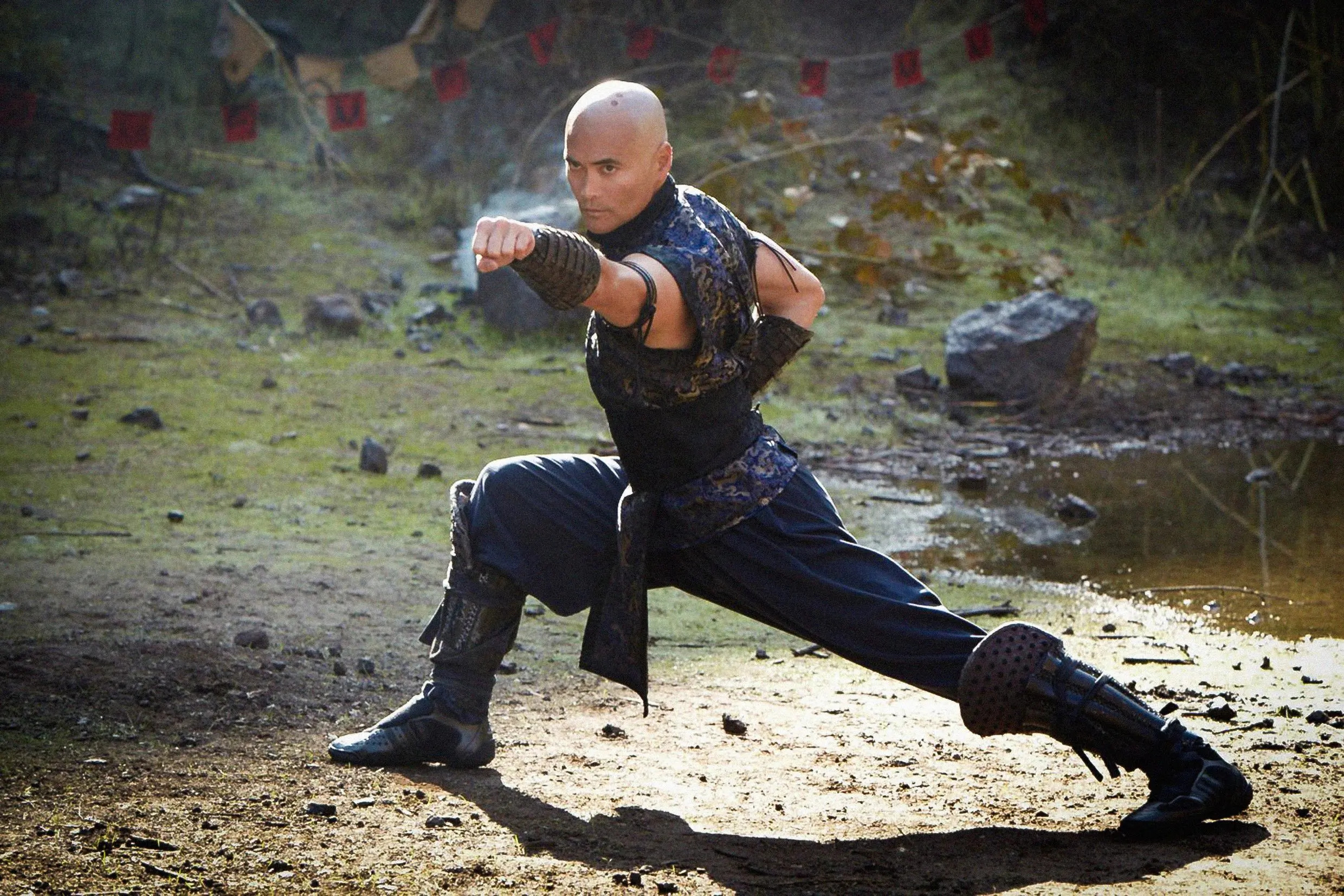 Mark Dacascos: Mortal Kombat: Legacy, Kung Lao, Shaolin monk. 2480x1660 HD Wallpaper.