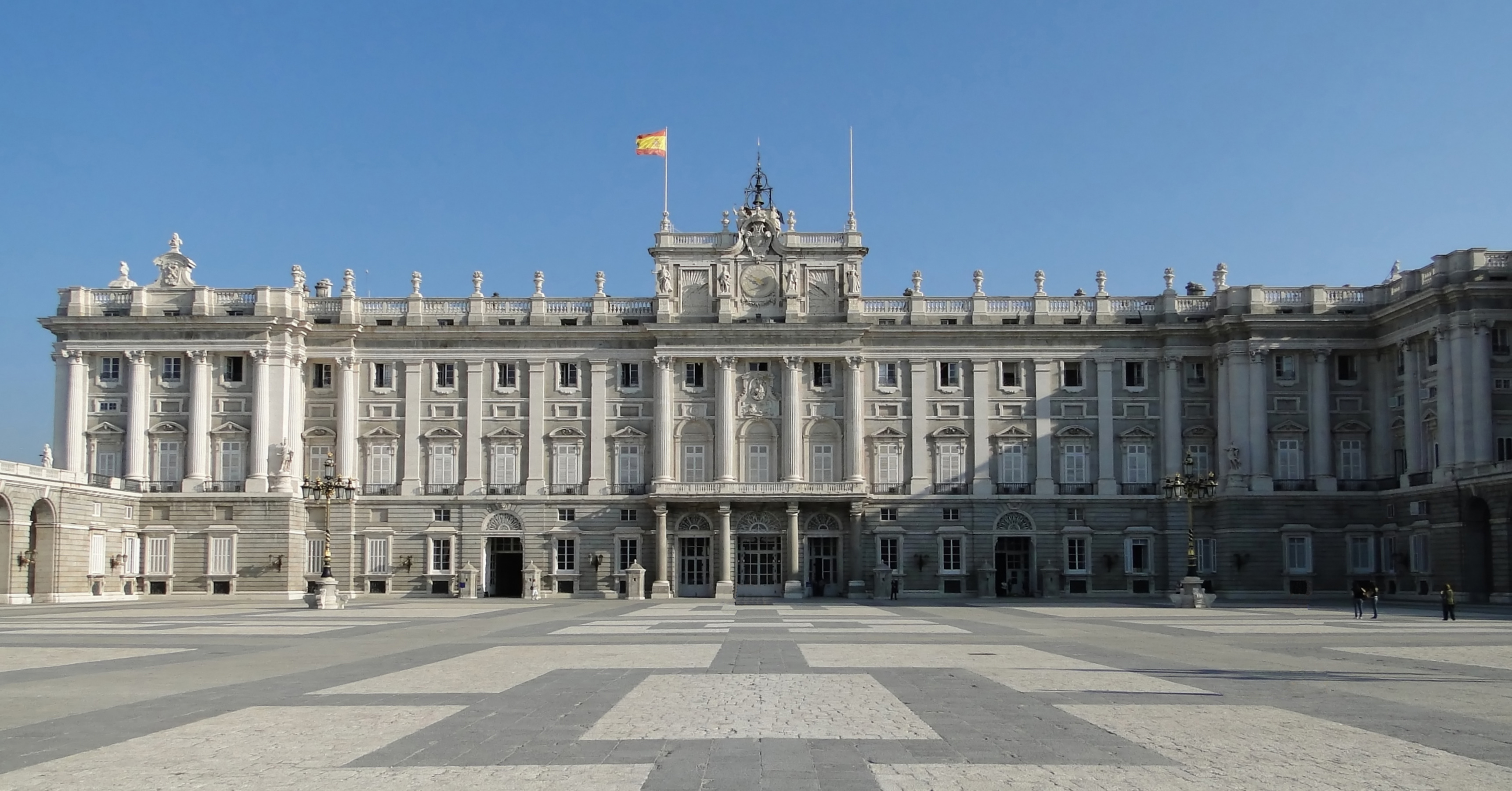 Madrid Debod, Geography history, Royal Palace, Multimedia posters, 3450x1810 HD Desktop