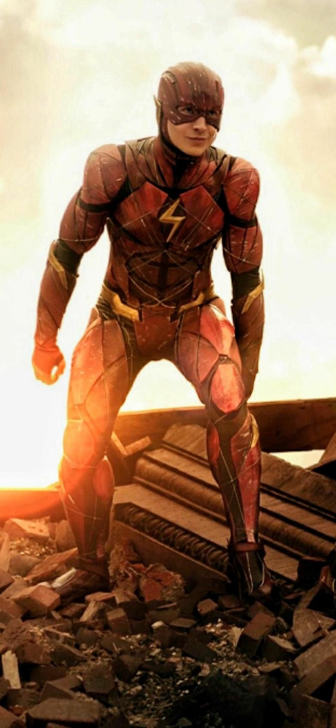 Ezra Miller, The Flash, Justice League, HD wallpapers, 1130x2440 HD Phone