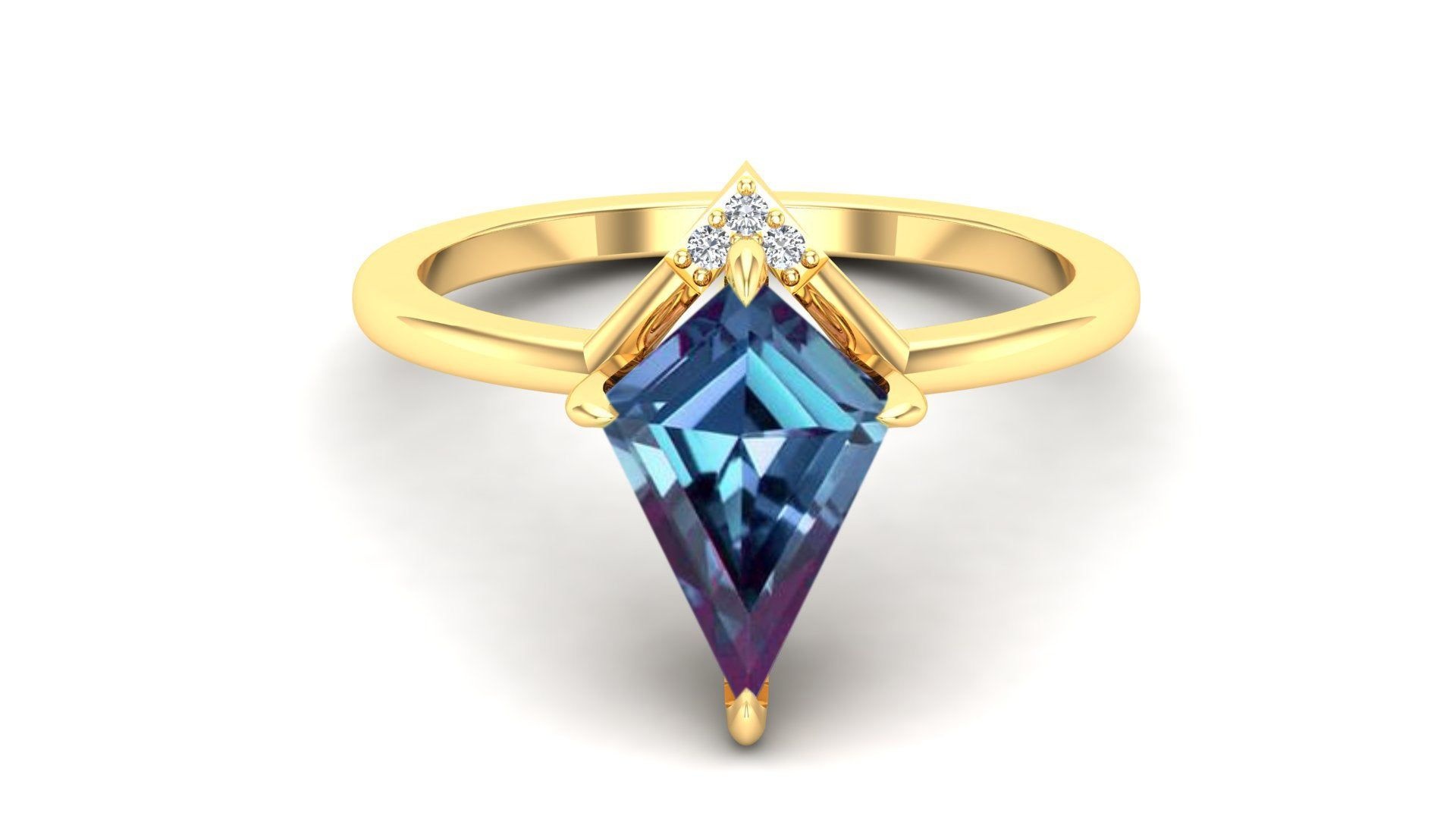 Alexandrite gemstone, Engagement ring, Art Deco bridal, Color stone, 1920x1080 Full HD Desktop