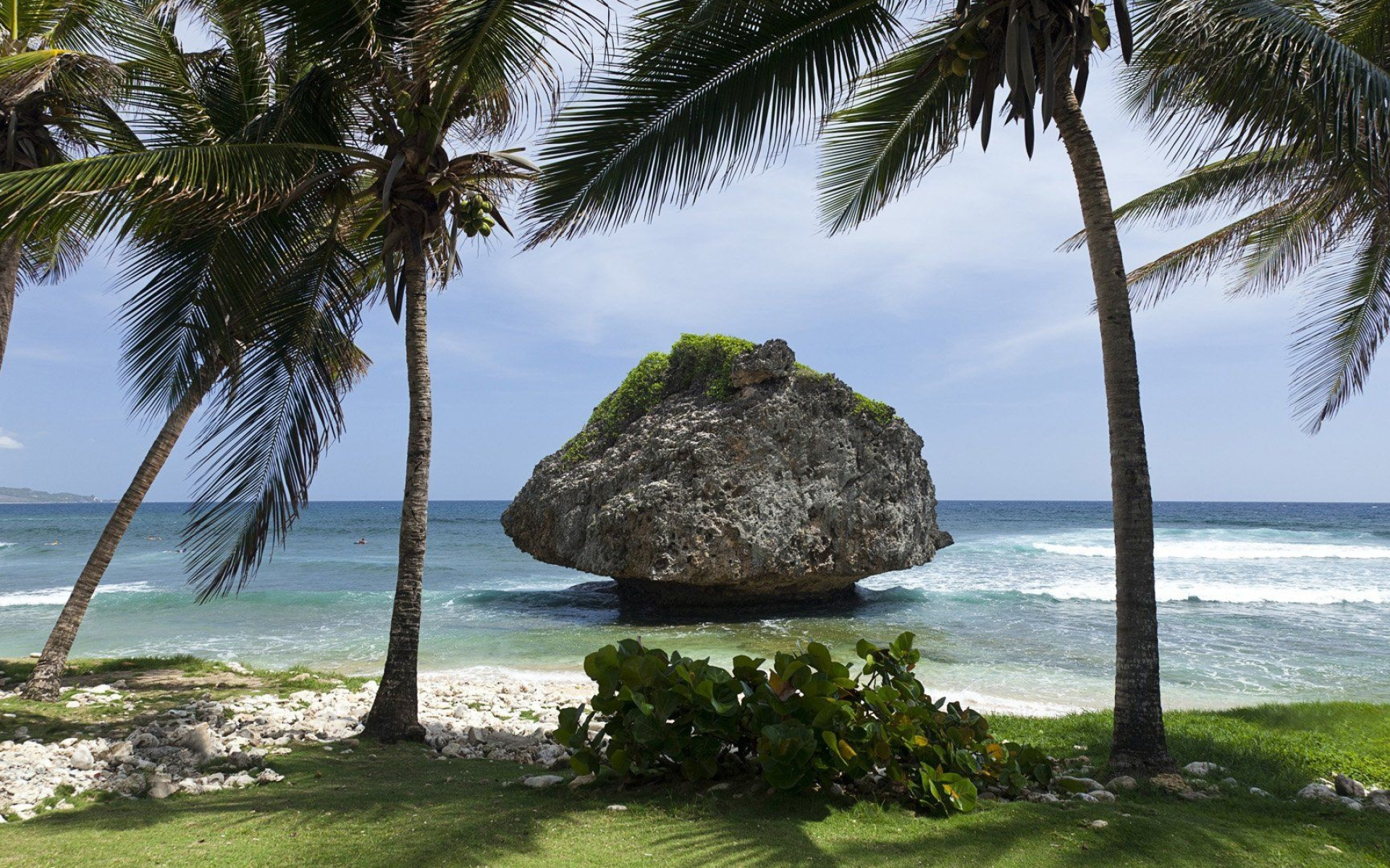 Bathsheba rock, Caribbean islands, Beautiful places, Scenic beauty, 1920x1200 HD Desktop
