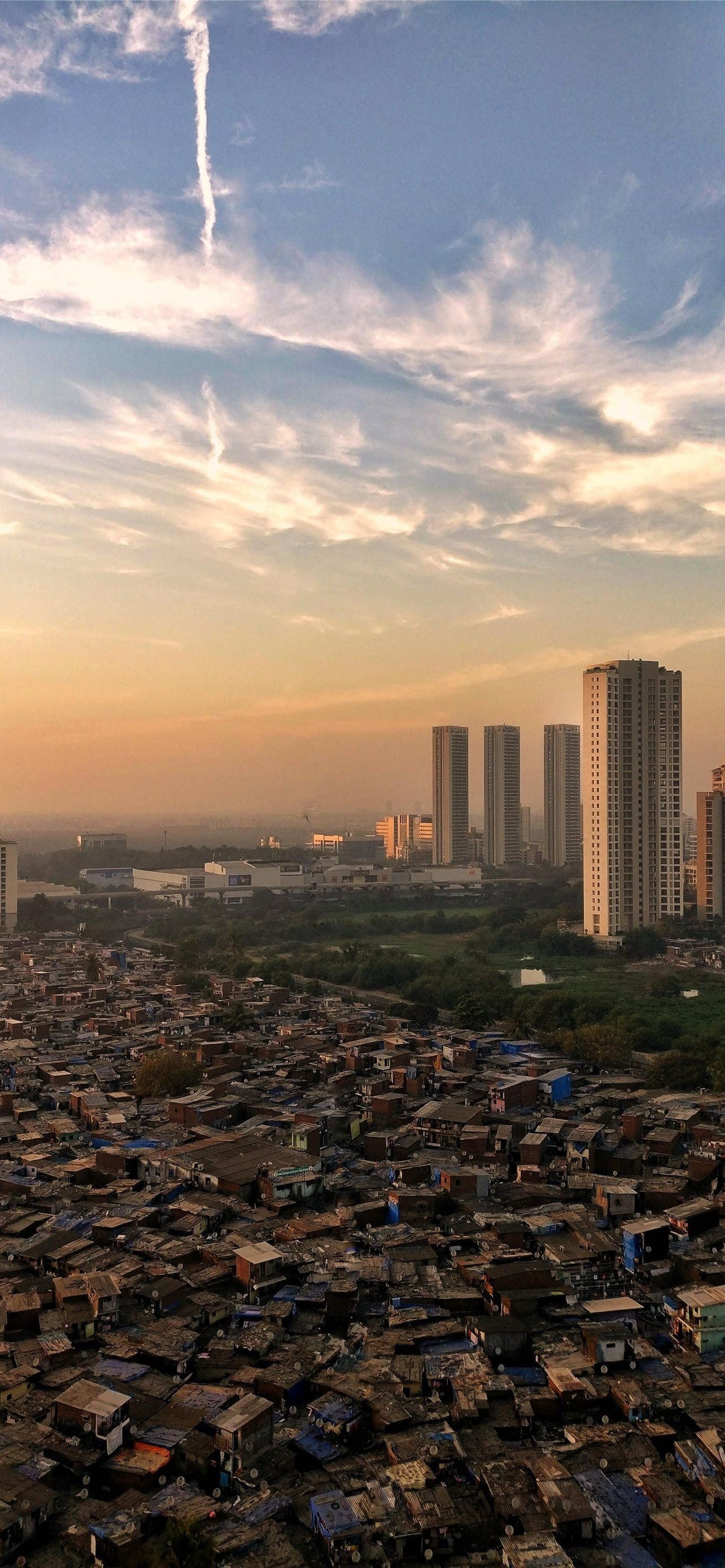 Mumbai Skyline, Travels, iPhone HD wallpapers, Best Mumbai, 1290x2780 HD Phone