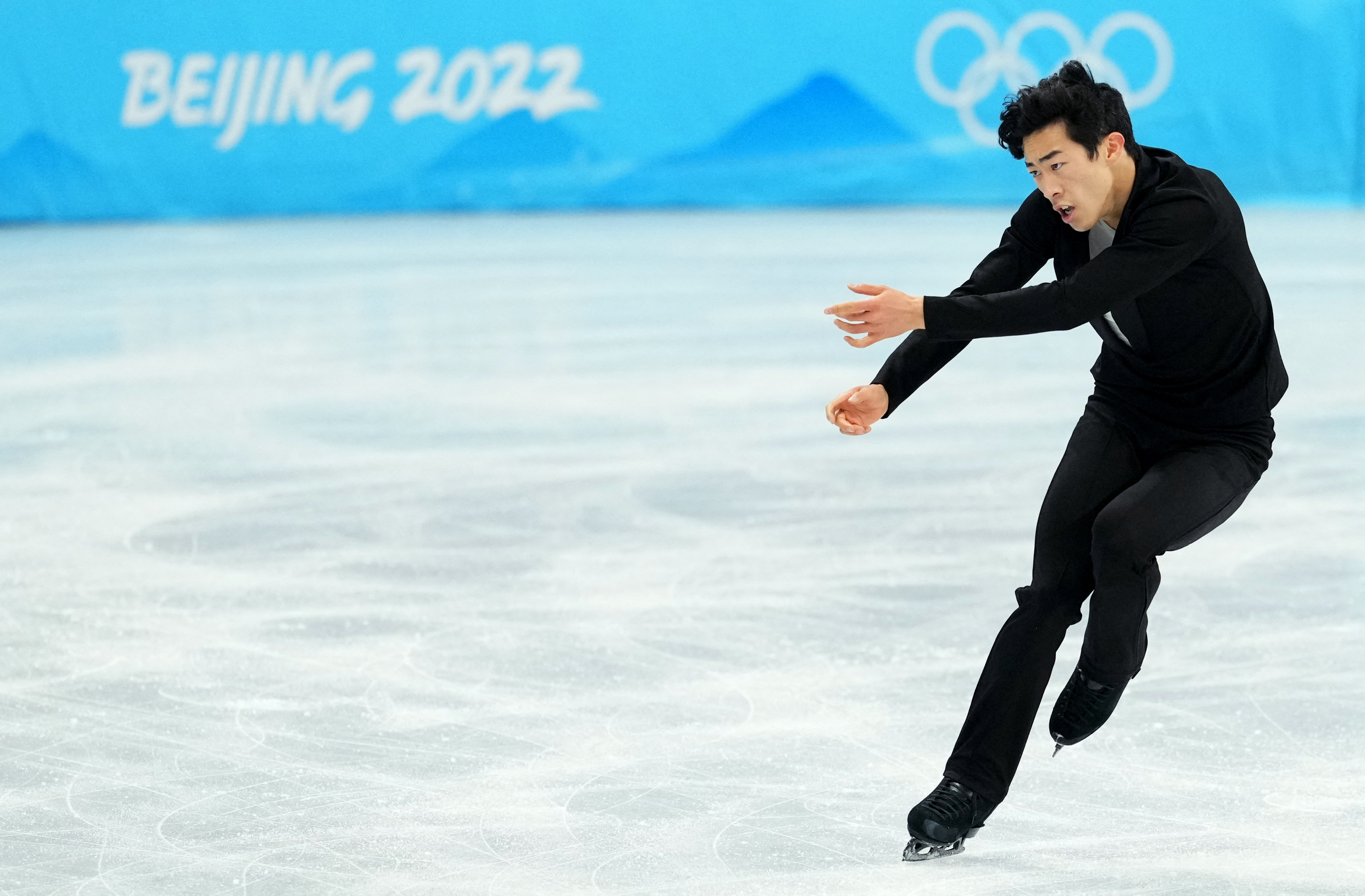 Single Skating: Nathan Chen, Known as the "Quad King" for his mastery of quadruple jumps. 2840x1860 HD Wallpaper.