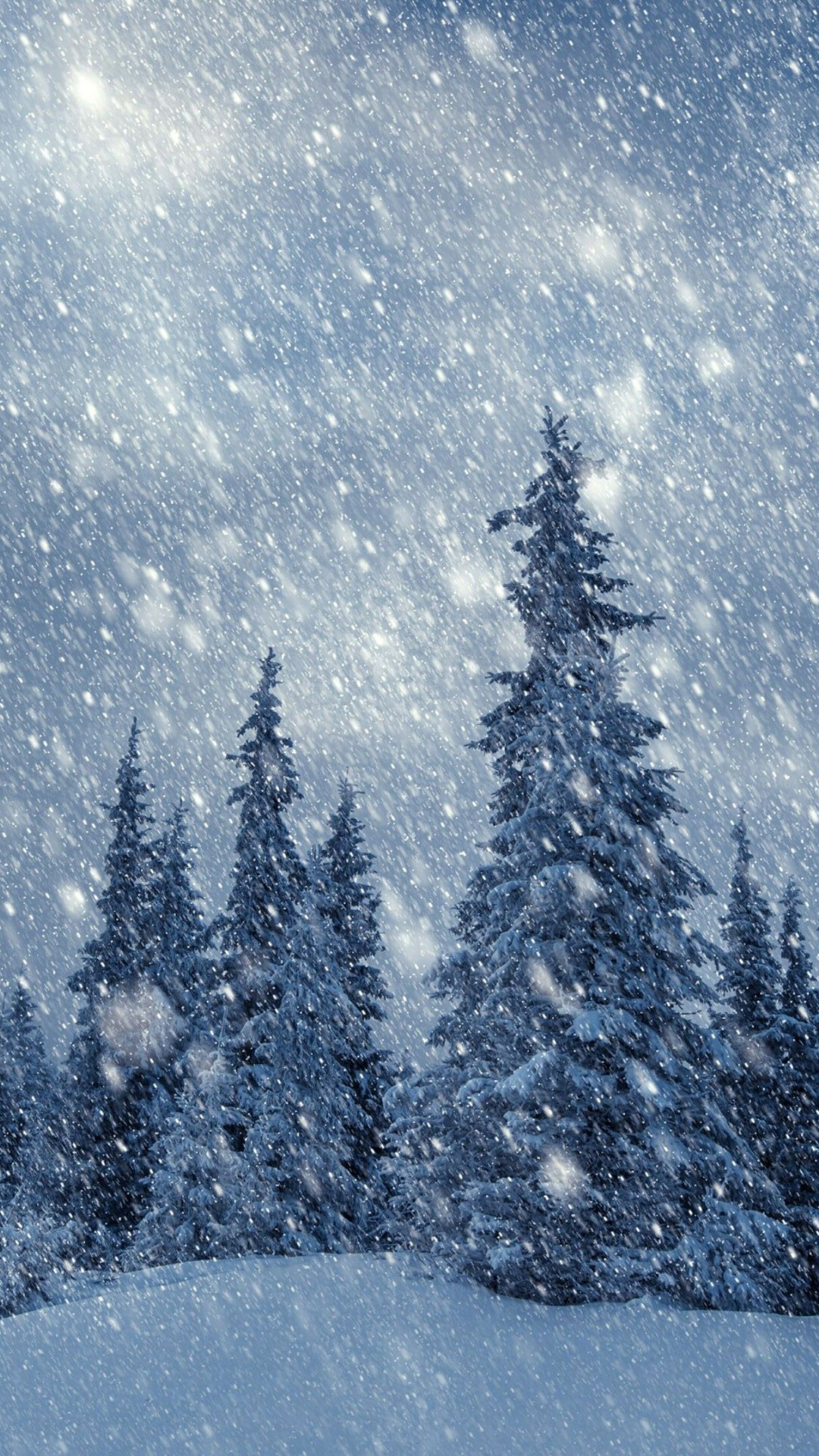 Snowfall: Major snow-prone areas include the Northern Hemisphere, and alpine regions. 1080x1920 Full HD Wallpaper.