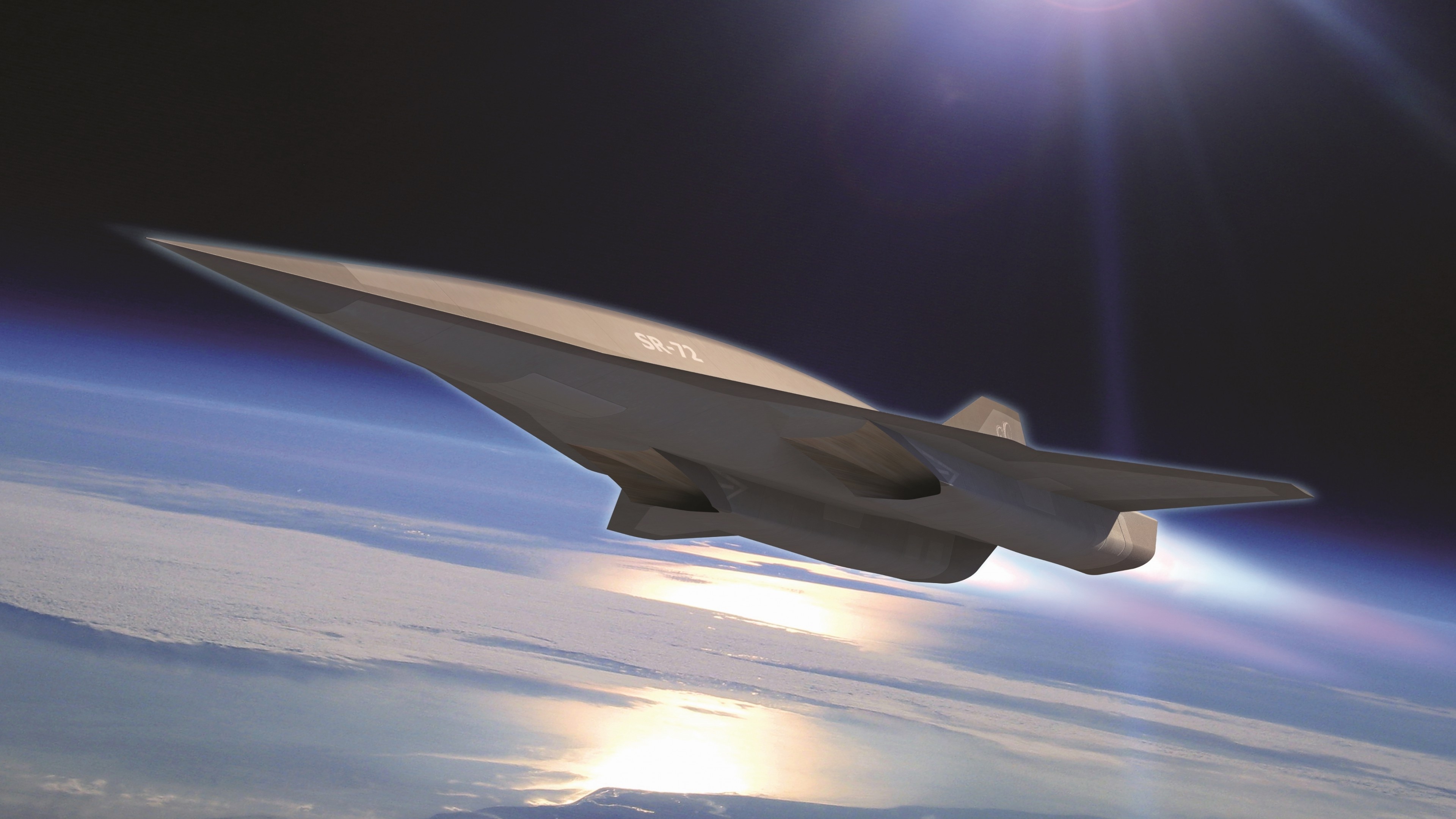 Pilotless planes, SR-72 Lockheed, Hypersonic reconnaissance, Advanced military technology, 3840x2160 4K Desktop
